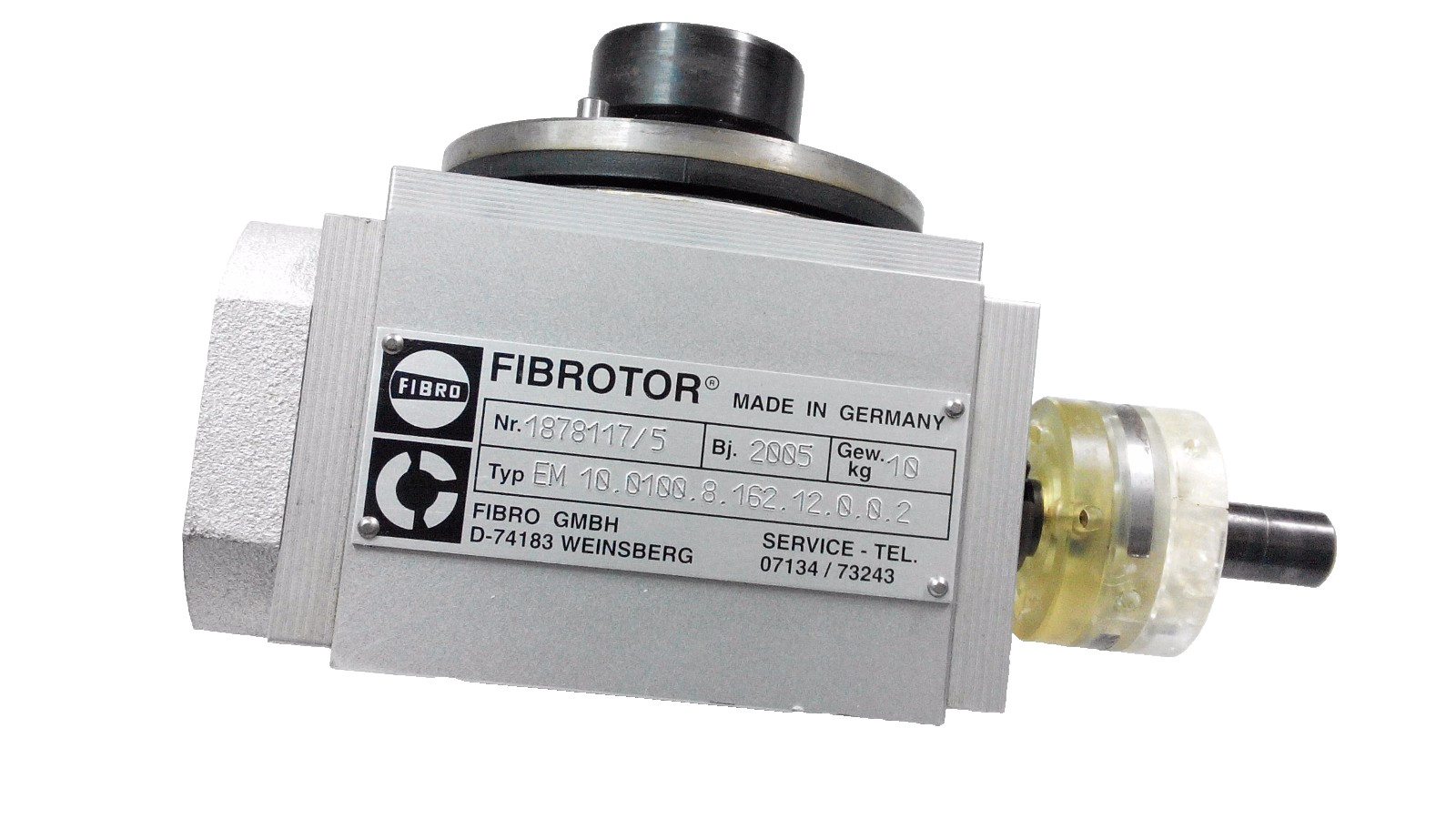 FIBROTOR EM10.0100.8.162.12.0.0.2 CAM DRIVE ROTARY TABLE
