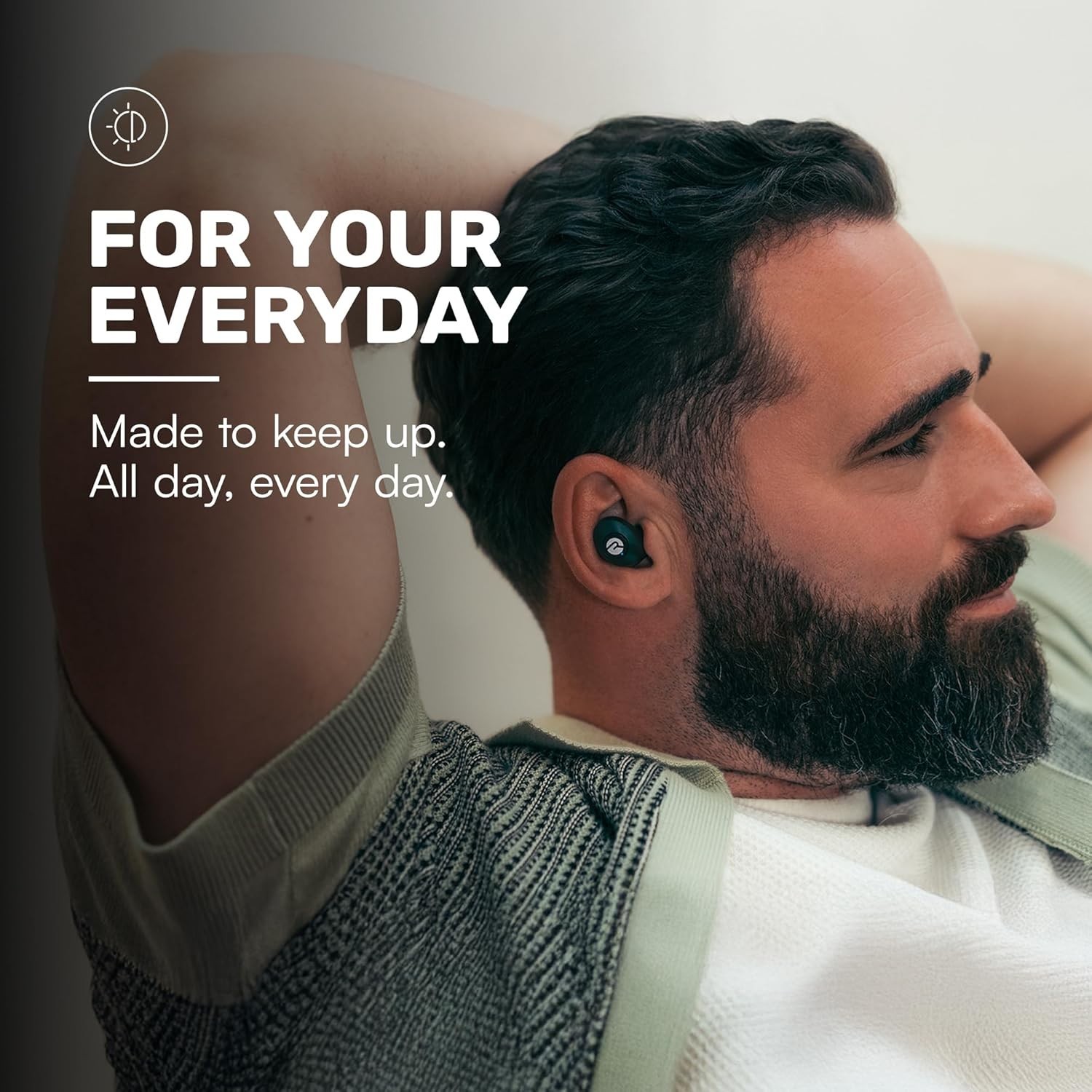Raycon Everyday Earbuds: Wireless with Noise Cancelling & Waterproof - Blue