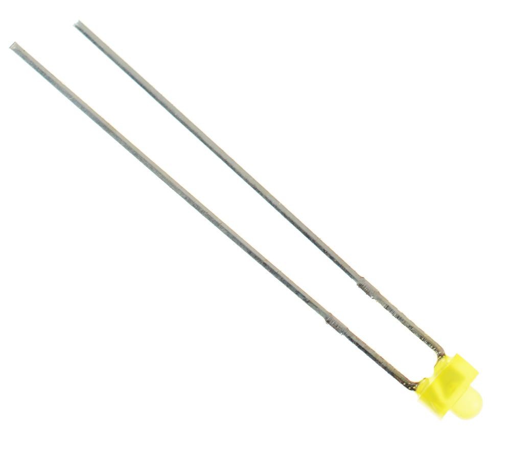 25 x Amber 1.8mm LED Diffused 100mcd 50°