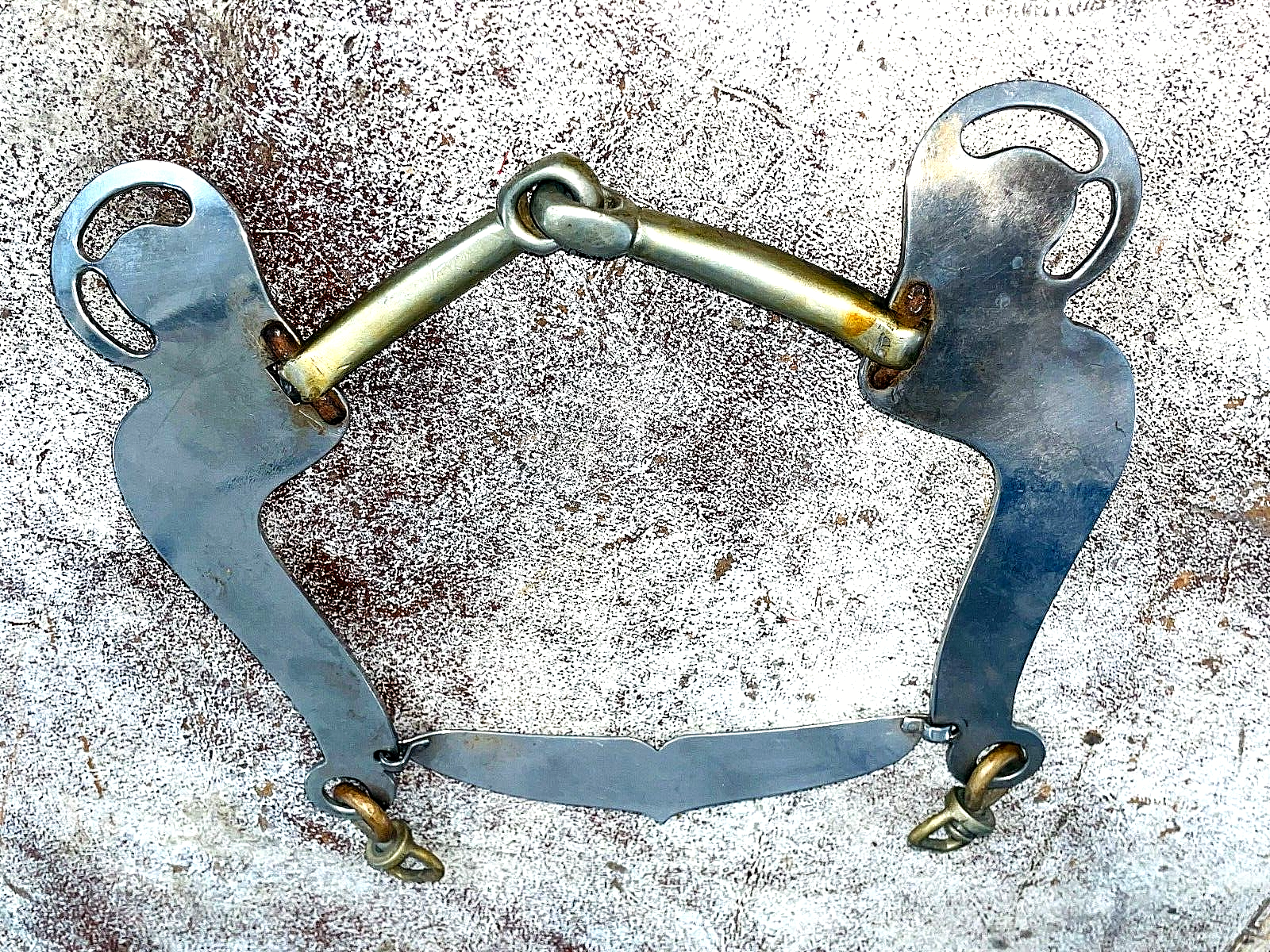 Vintage Snaffle Bit with Slobber Bar