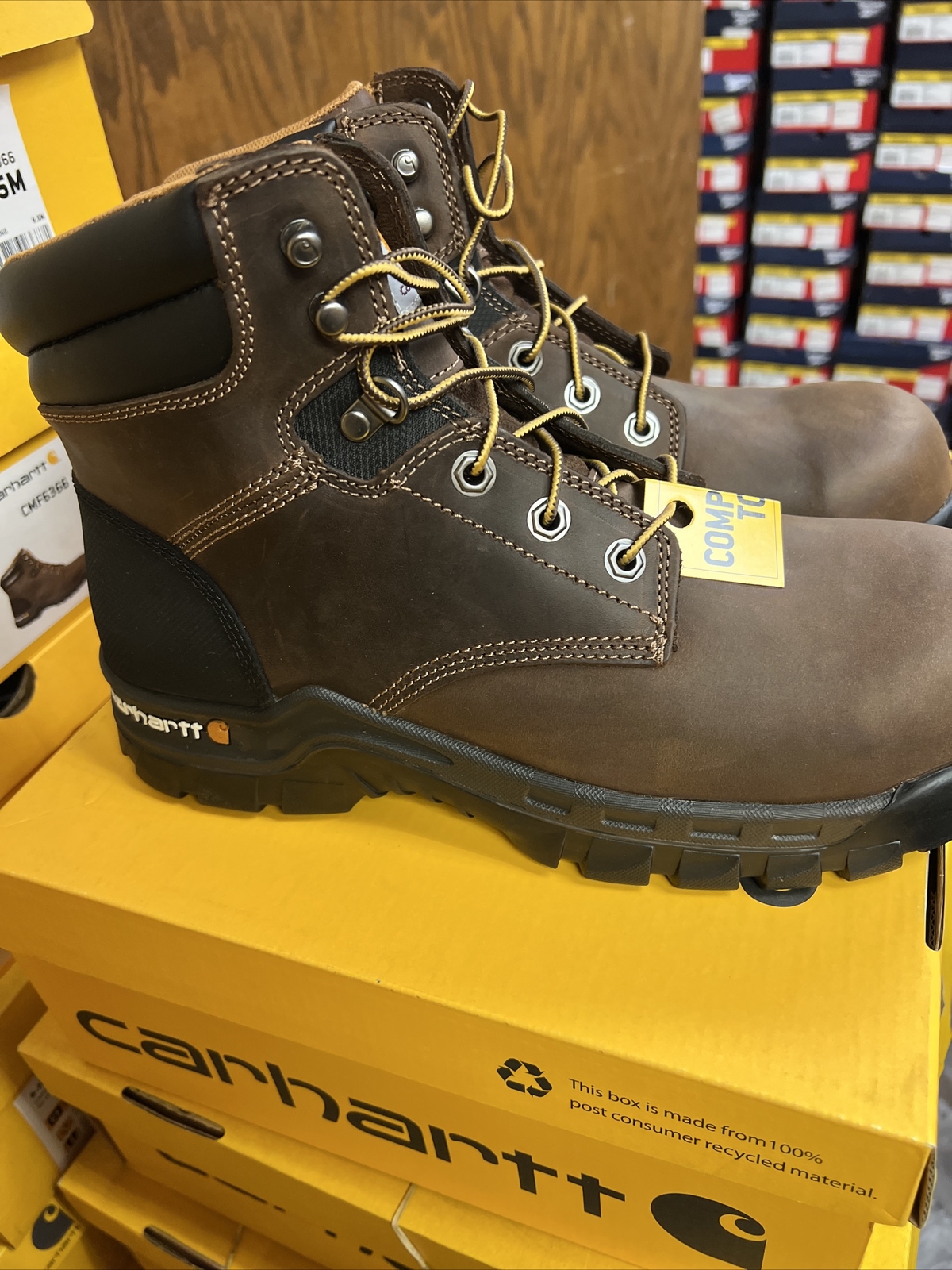 Carhartt Men's Rugged Flex 6" Work Boot Composite Toe CMF6366 -NEW CHOOSE SIZE