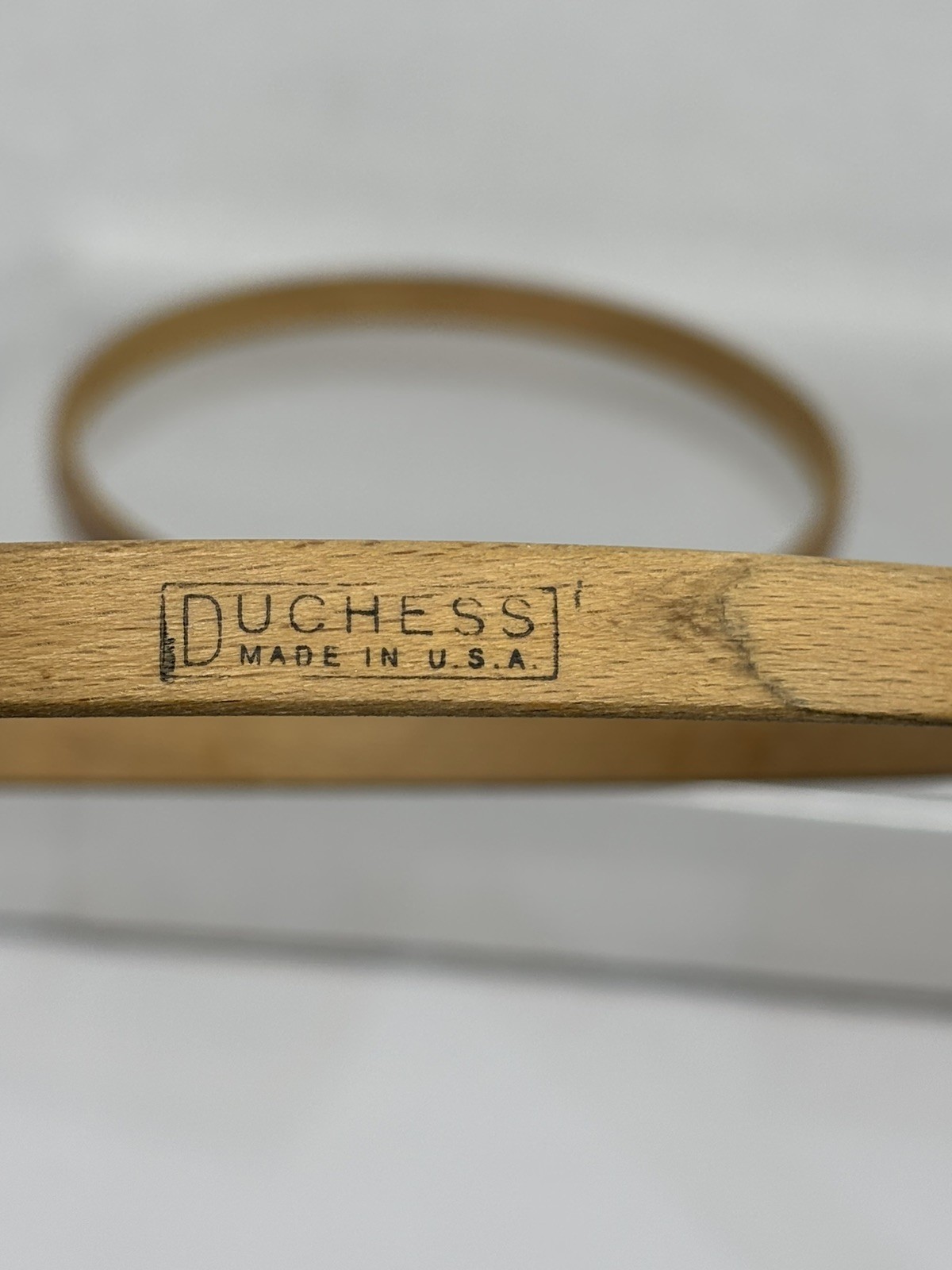 Duchess Felt Cushion Lined Embroidery Hoop Wood Round 6" Vintage( Felt Worn)
