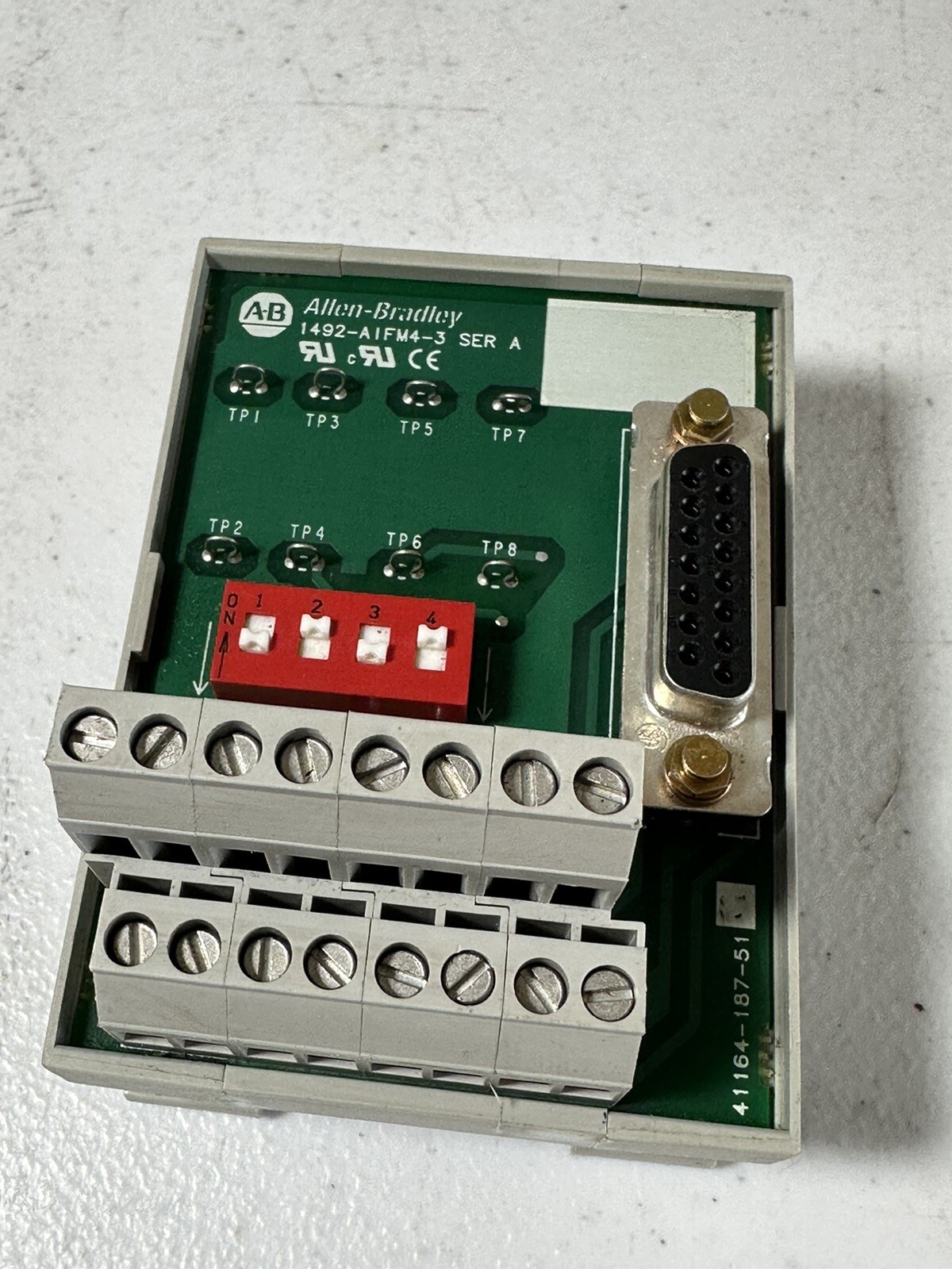 NEW ALLEN BRADLEY 1492-AIFM4-3 /A INTERFACE TERMINAL MODULE ( W/O Box )