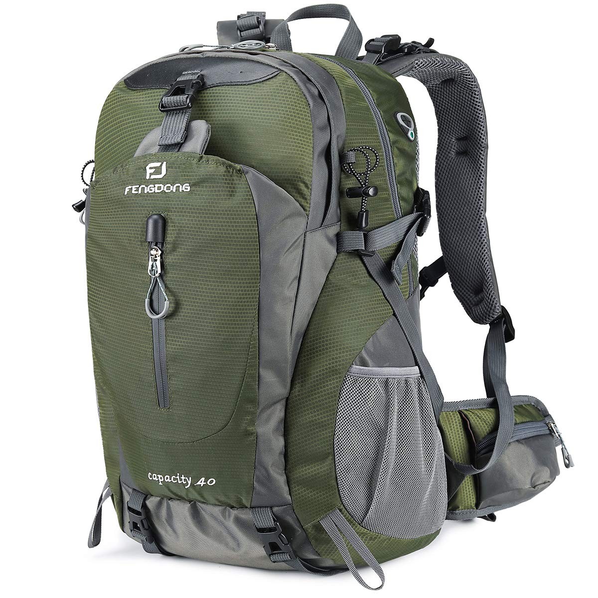 FENGDONG 40L Waterproof Lightweight Hiking,Camping,Travel Backpack for Men Wo...