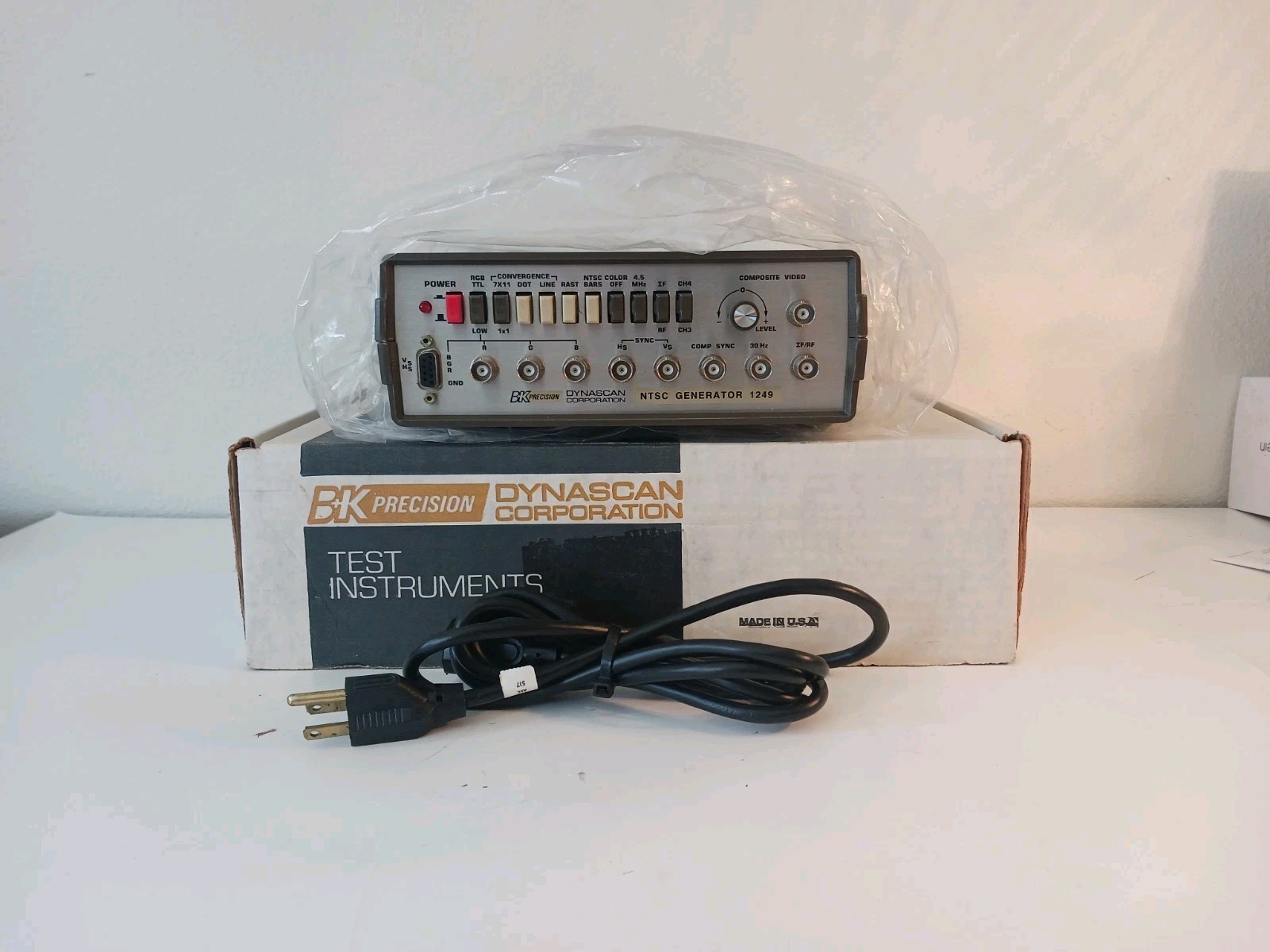New Old Stock BK Precision Model 1249 NTSC Generator