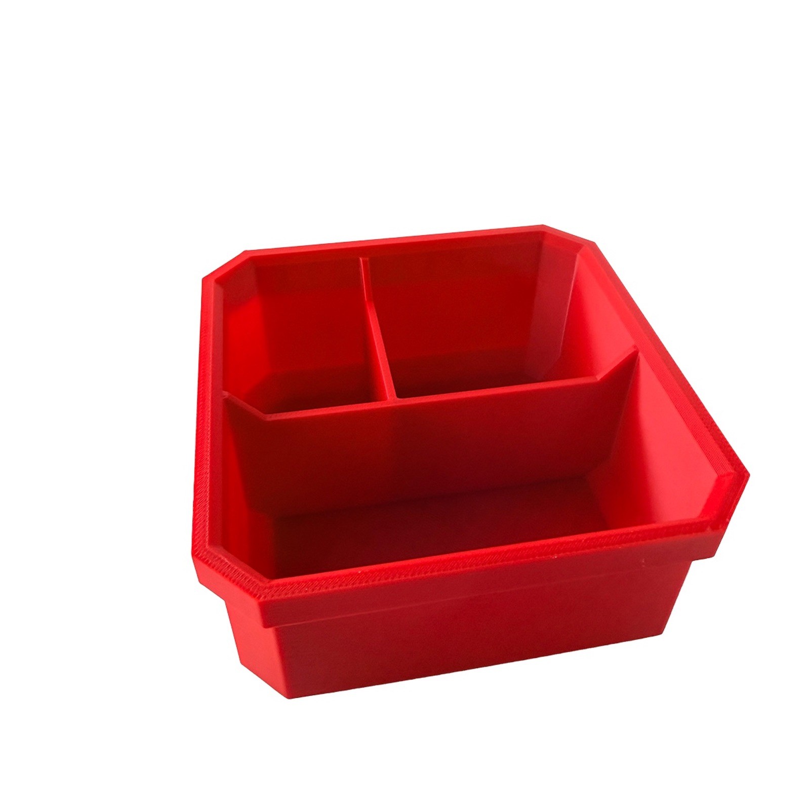 Milwaukee Packout Low Profile Bin 3 Compartment Organizer Insert Red