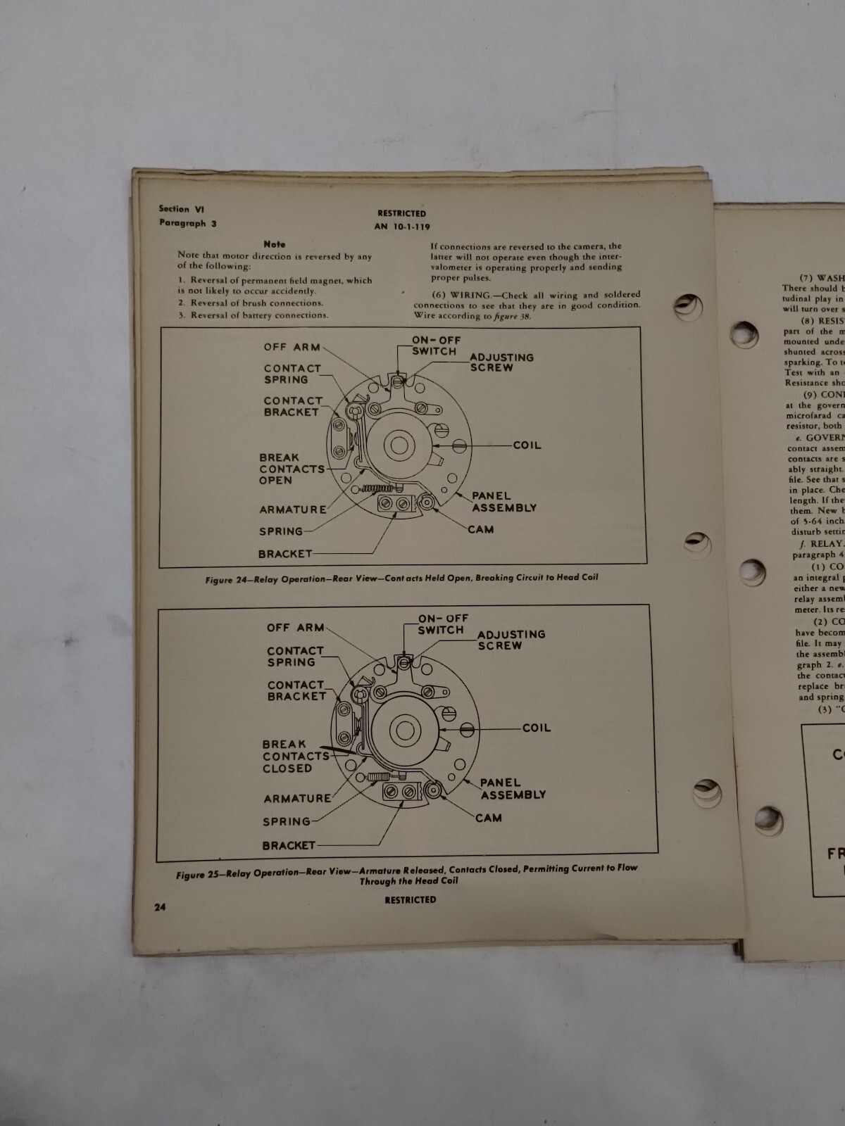 Automatic Electric Co. Intervalometer Type B-5 Handbook of Instructions/Parts