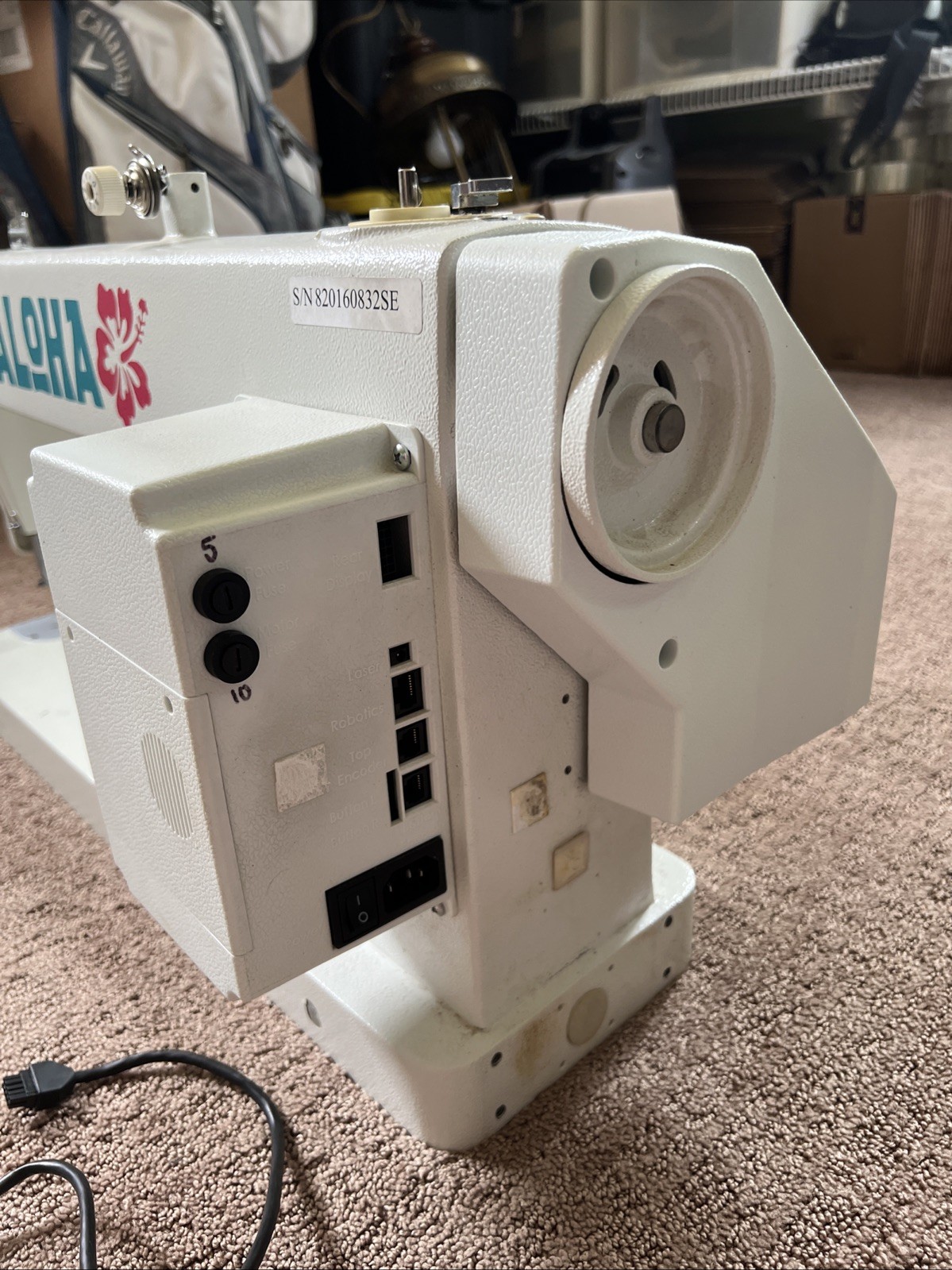 18" Longarm Quilting Machine Read Description Needs Service