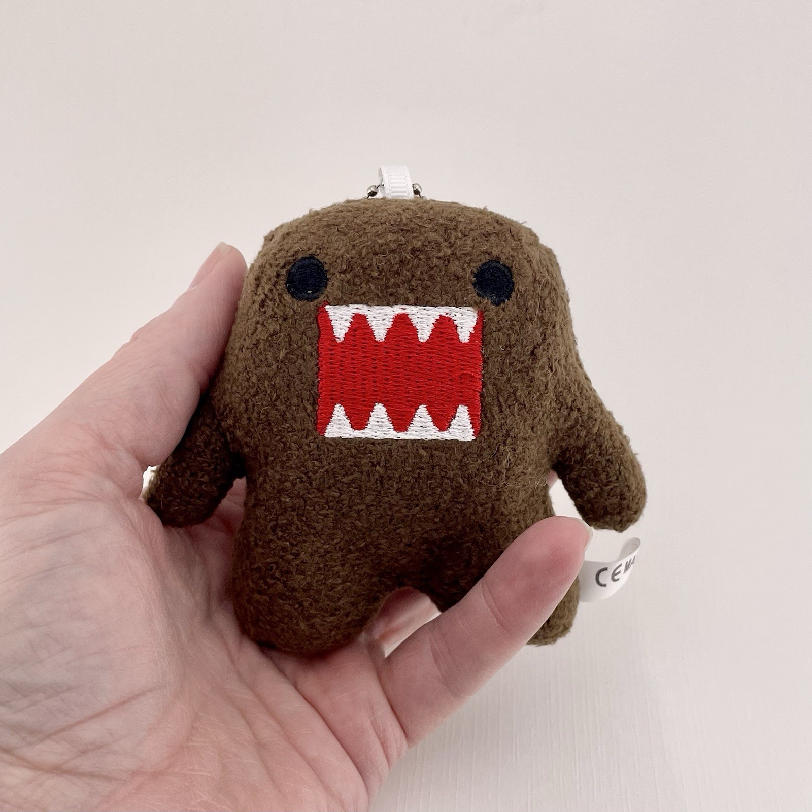 Domo Small Plush Bag Charm Keychain Plushie 4”