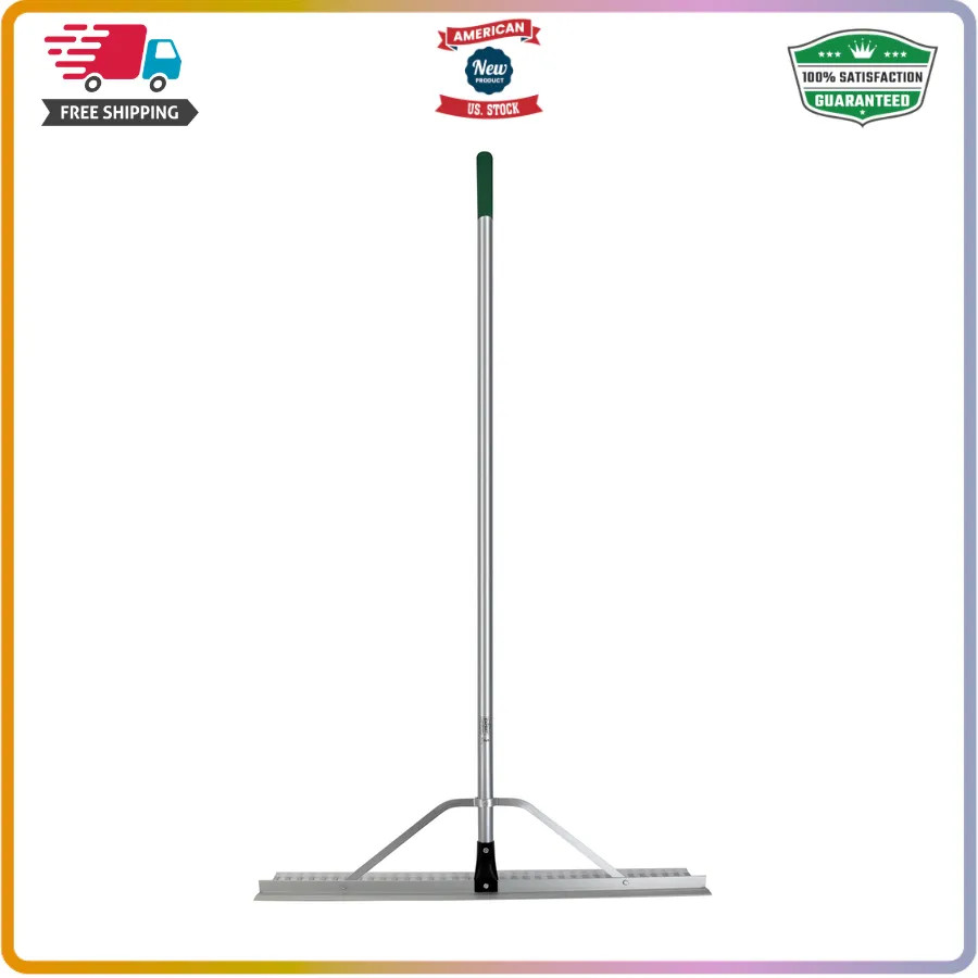 Expert Gardener Heavy Duty Landscaping Rake 24 Inch Steel Head