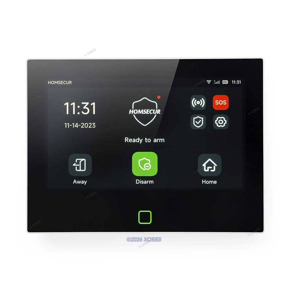 HOMSECUR Wireless WIFI 4G 2G SMS Autodial Home Security Alarm System