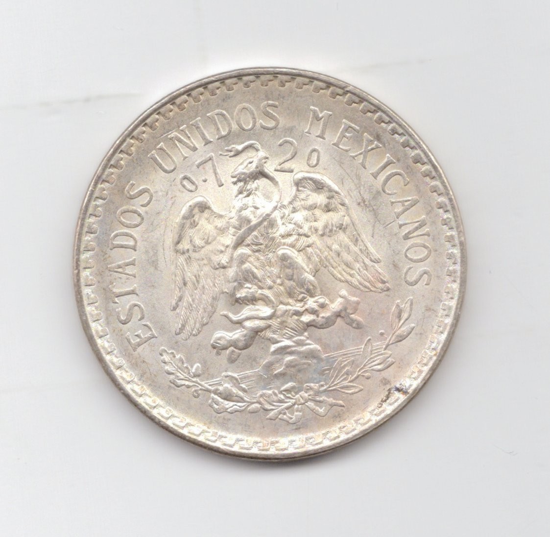 Mexico Silver Uncirculated 1944 Peso-Lot E39