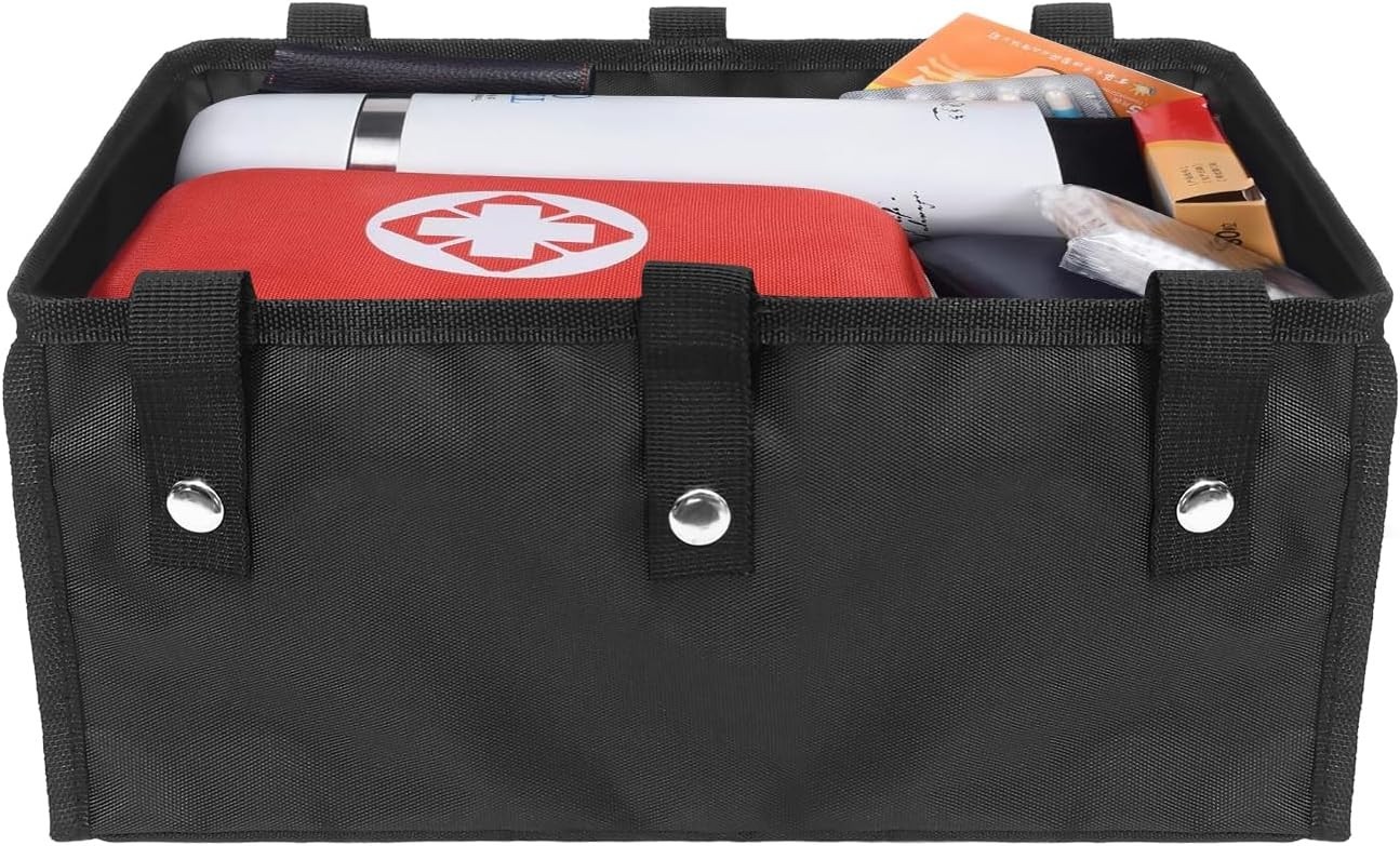 Reusable Walker Basket Accessory for Seniors - Multi-Pocket Design, Easy Install