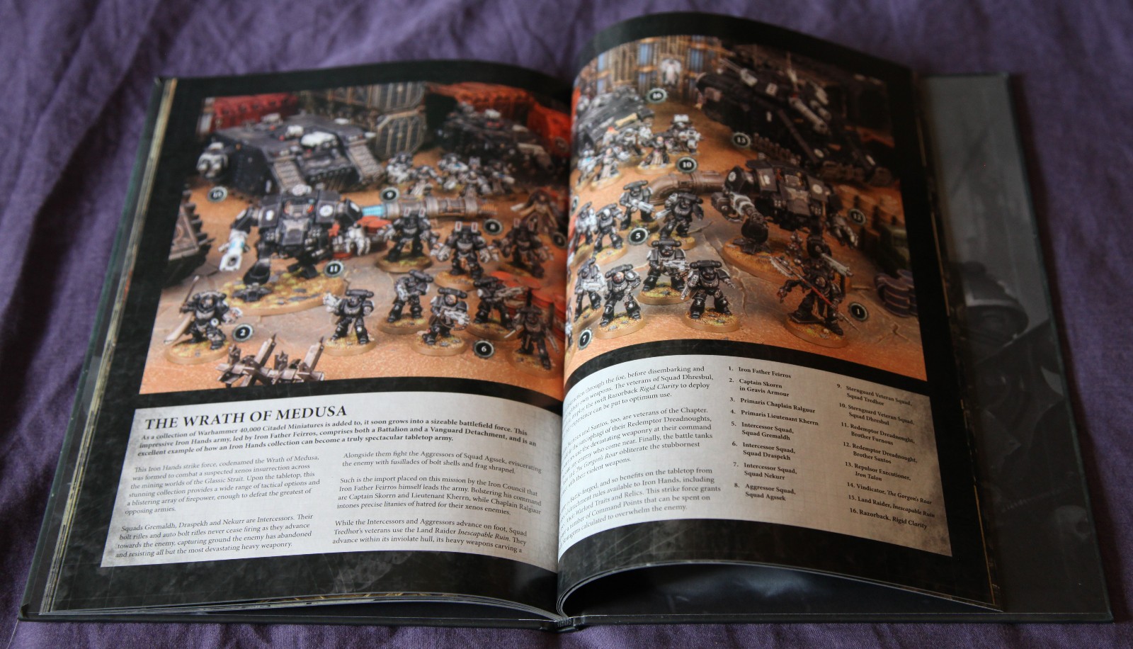 Warhammer 40k, Iron Hands Codex Supplement, Games Workshop, Hardcover, Hard Face