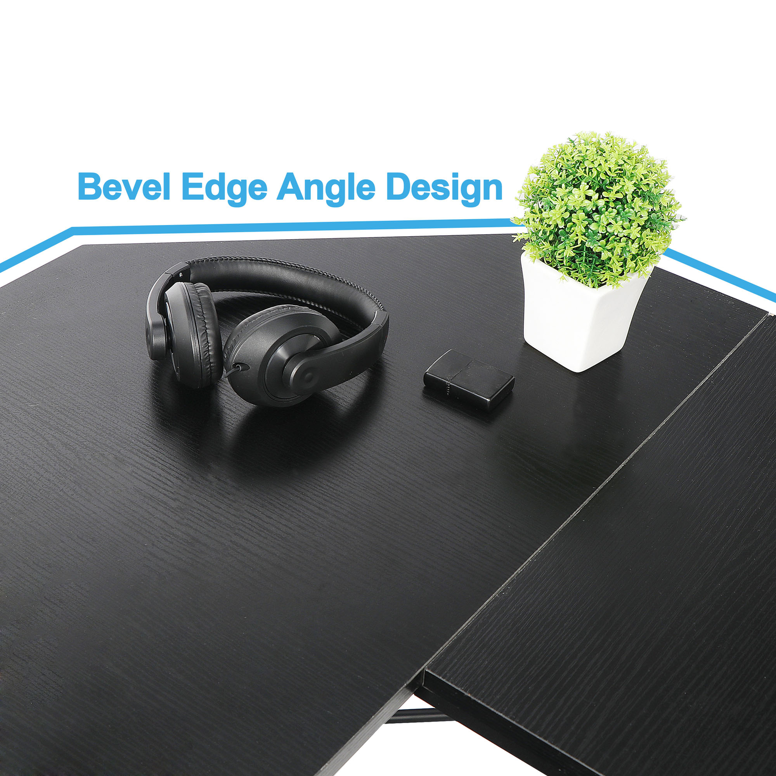 PC Laptop Study Table Workstation Home Modern L-Shaped Desk Corner Computer Desk