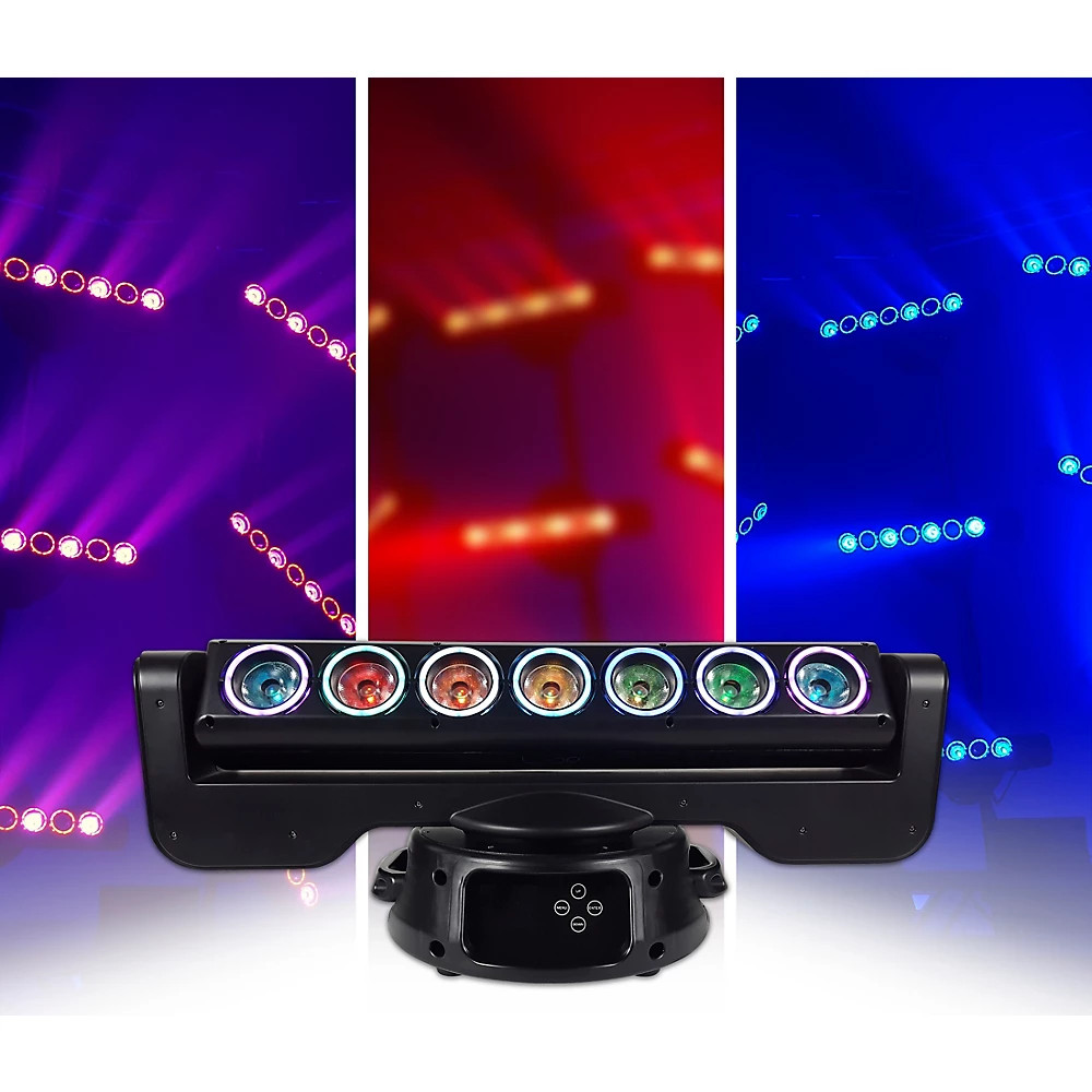 Blizzard LOOP Movinghead RGBW LED Linear Multibeam Effect with LED Rings