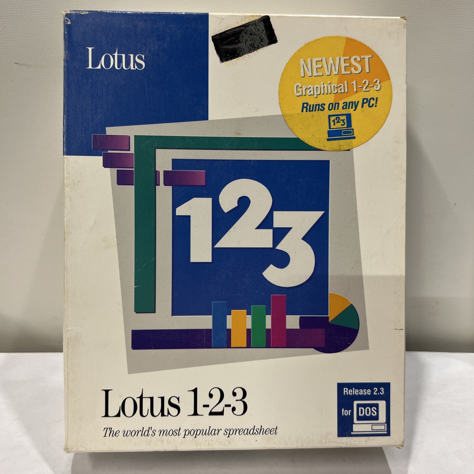 LOTUS 1-2-3 Spreadsheet FOR DOS RELEASE 2.3 1991 - NEW / SEALED