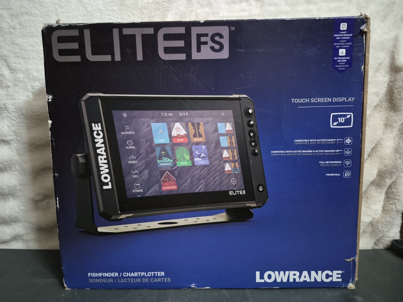 Lowrance Elite FS 10 Fishfinder/Chartplotter No Transducer