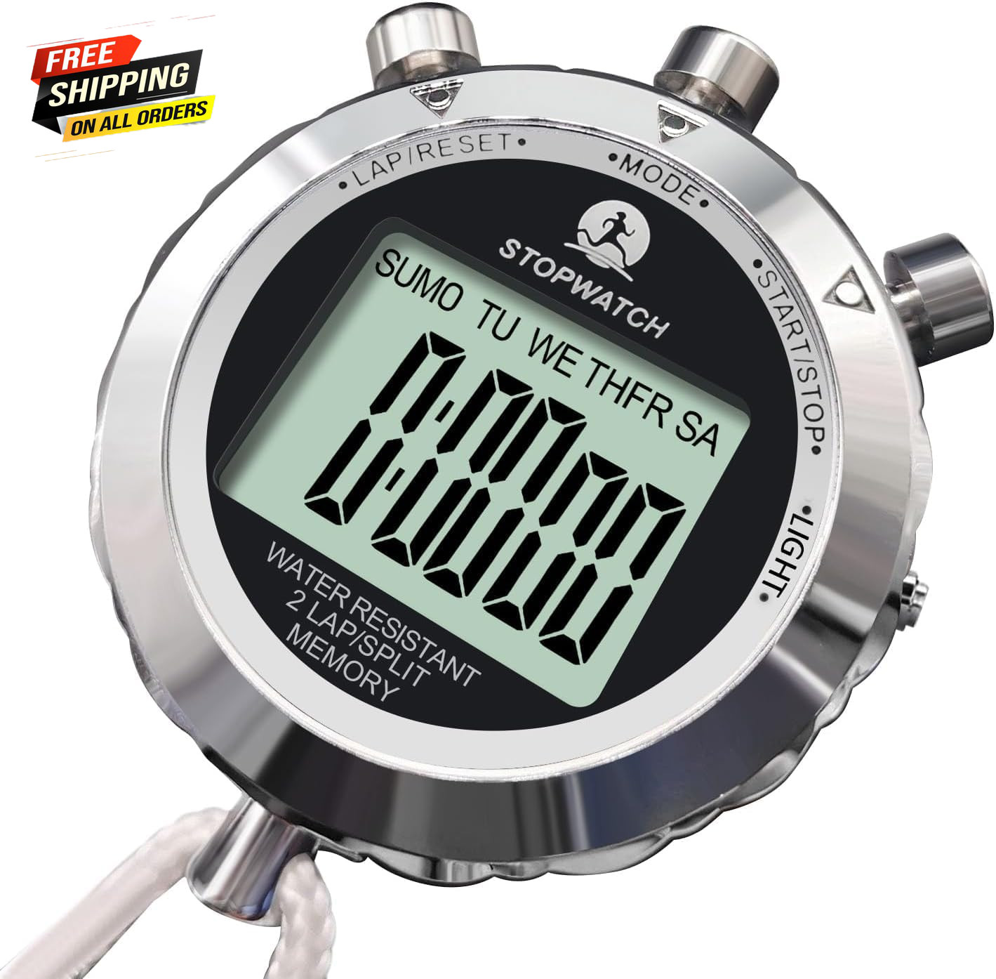 Stopwatch Timer, Digital Stop Watch with 0.01Second & 0.001Second Timing ✅