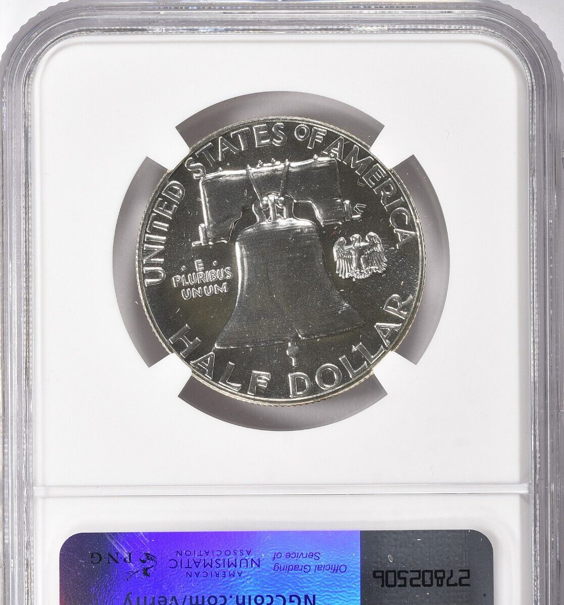 1962 FRANKLIN HALF DOLLAR - GRADED PROOF 67