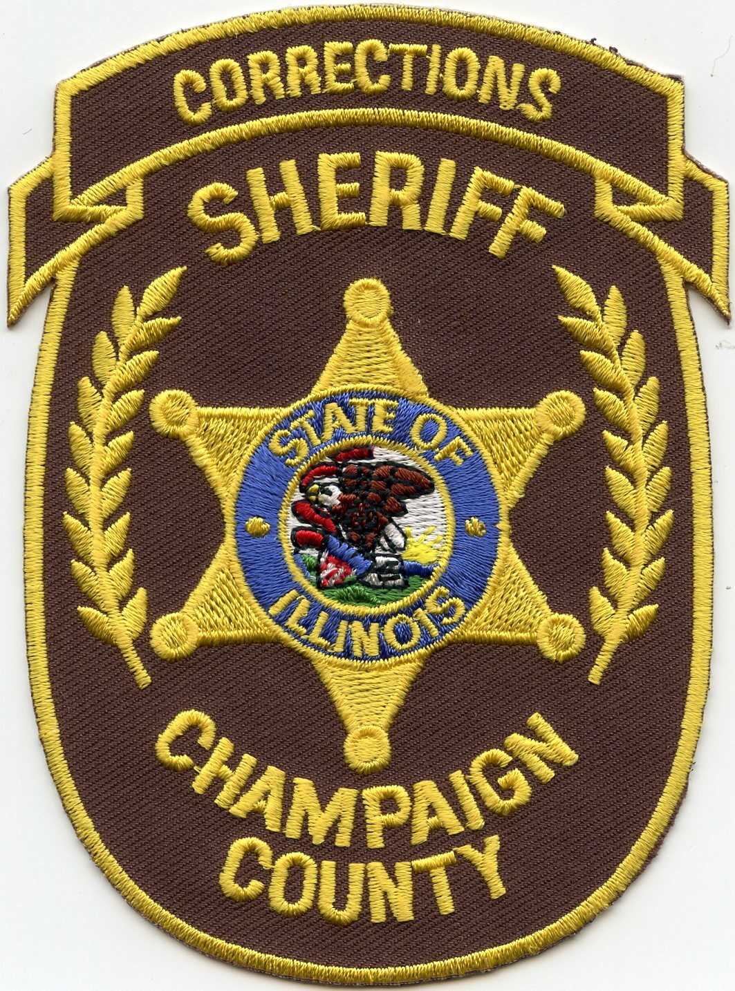 CHAMPAIGN COUNTY ILLINOIS IL DOC CORRECTIONS SHERIFF POLICE PATCH