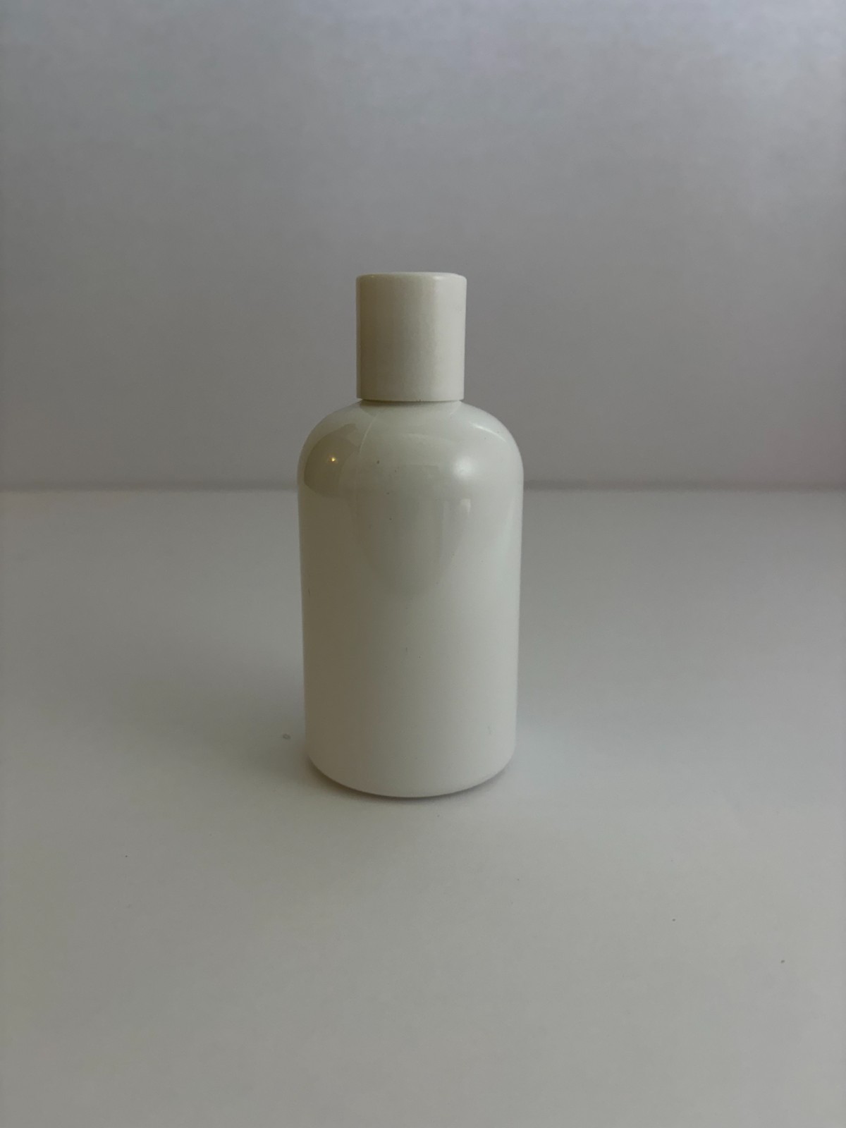 5 oz White Plastic Bottles with Disc-Top Caps - Different Quantities