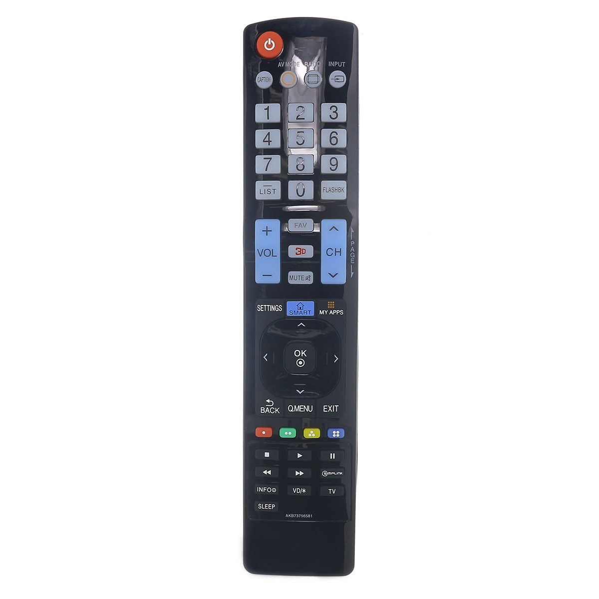 Replacement Remote AKB73756581 for LG 3D Smart TV 49UB8300 55UB8300 60UB8200