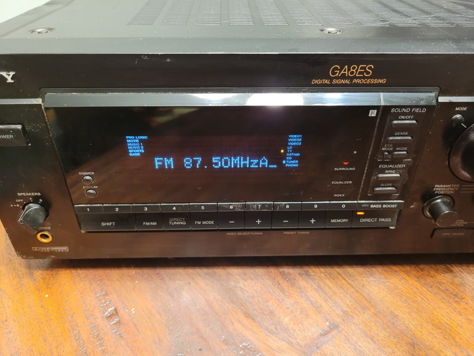 SONY STR-GA8ES AV Receiver - No Remote