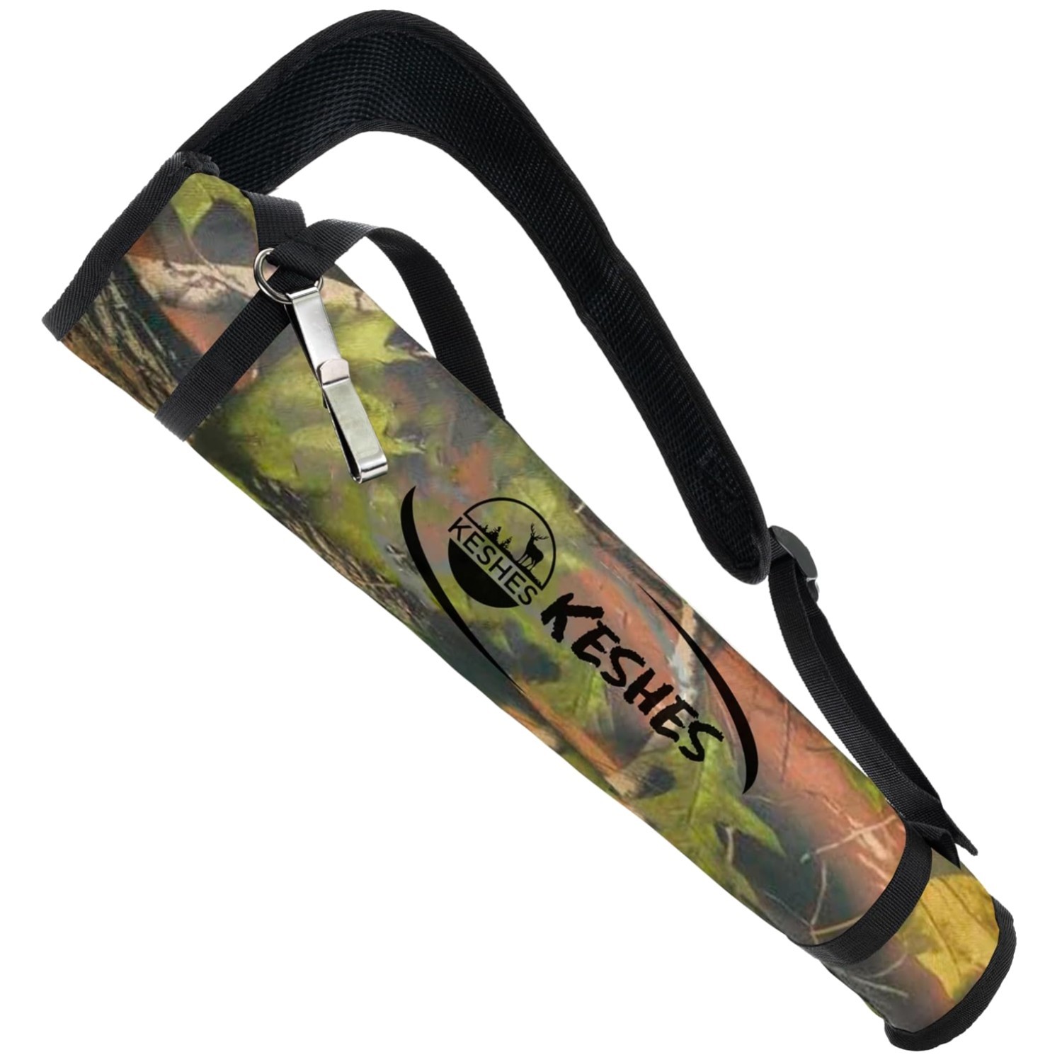 Adjustable Archery Arrow Quiver Holder - Camo Shoulder Strap