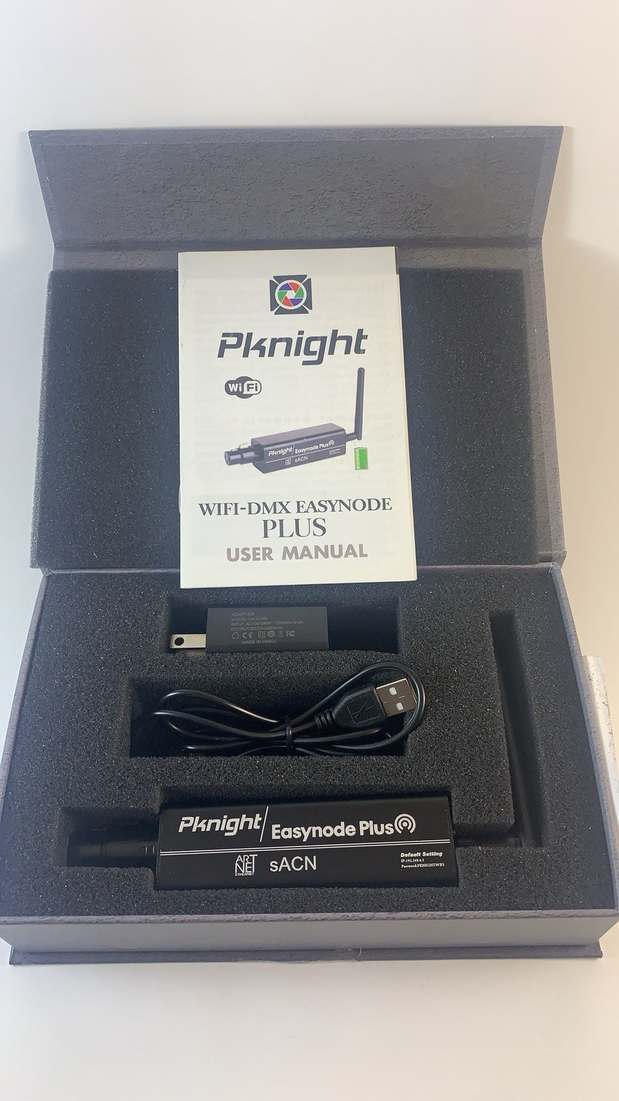 Pknight 2.4G Wireless WiFi DMX Easynode Plus Mini DMX Controller with App WIFI-D