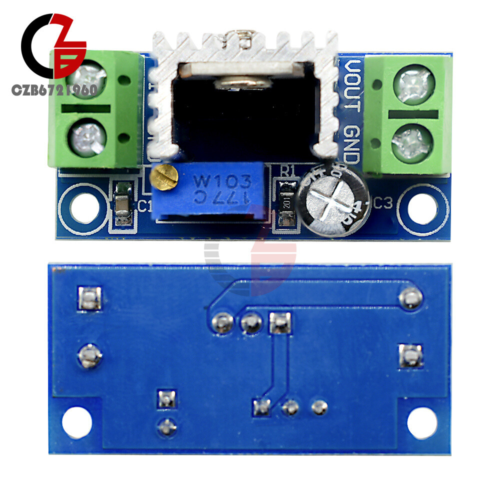 5PCS DC LM317 Linear Buck Converter Adjustable Step Down Power Regulator Module