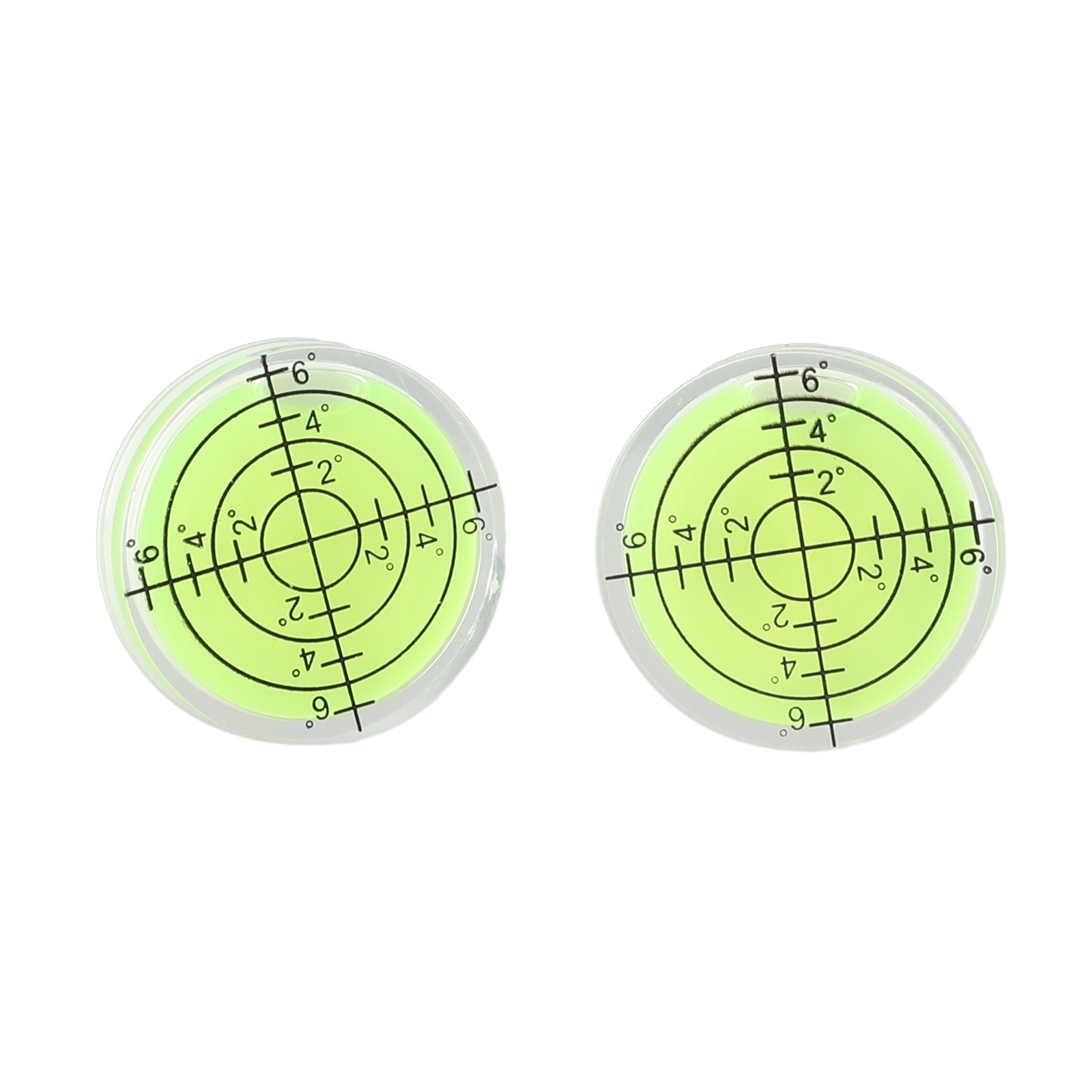 2 Pcs Wear Resistant Degree Mark Bubble Level 32 * 7mm Precision Bubble Level