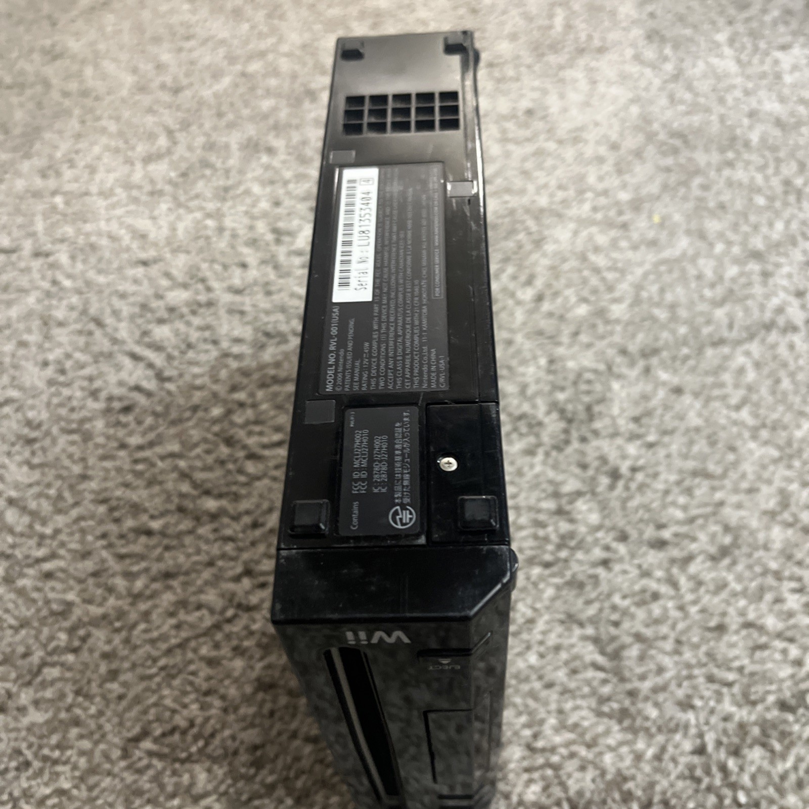 nintendo wii console work with cords
