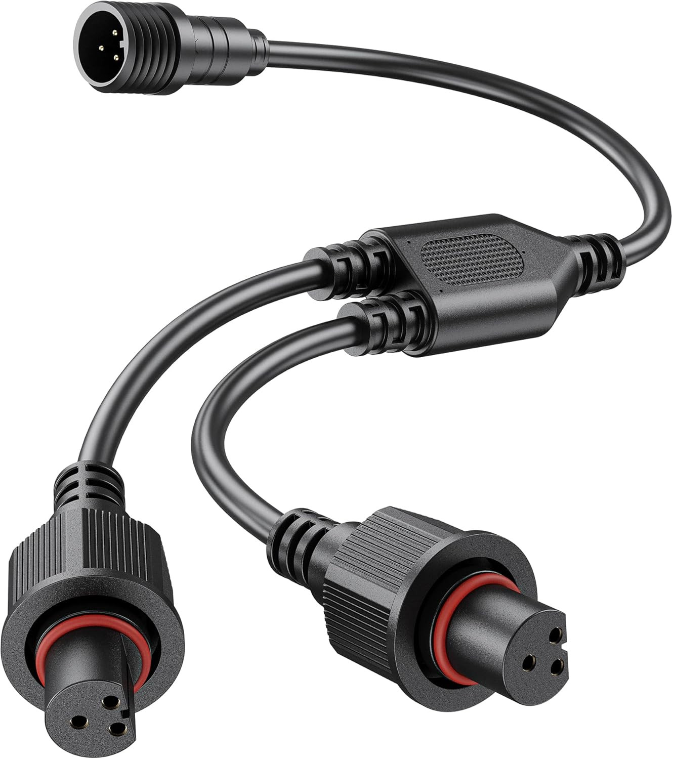 Y-Splitter for Govee Outdoor Clear Bulb String Lights, (1 Male to 2 Female) Y-Sh