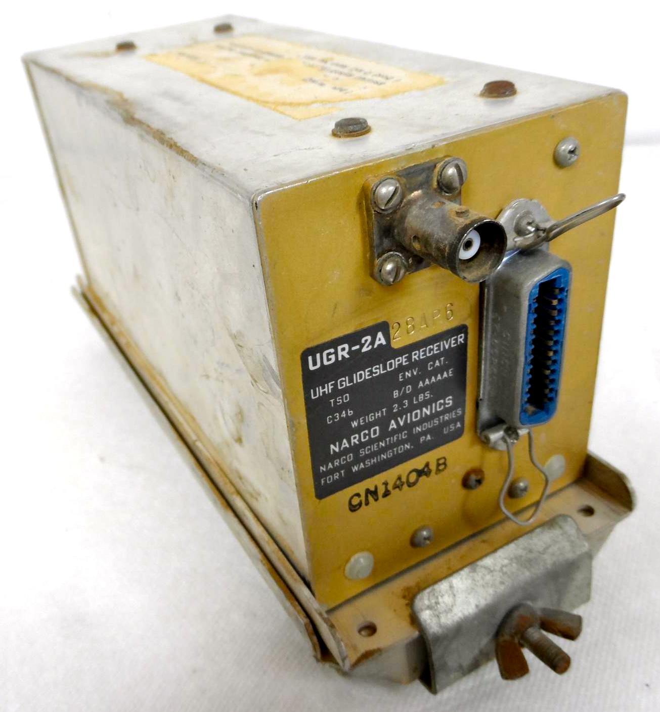 NARCO AVIONICS UGR-2A 28AP6 UHF GLIDESLOPE RECEIVER