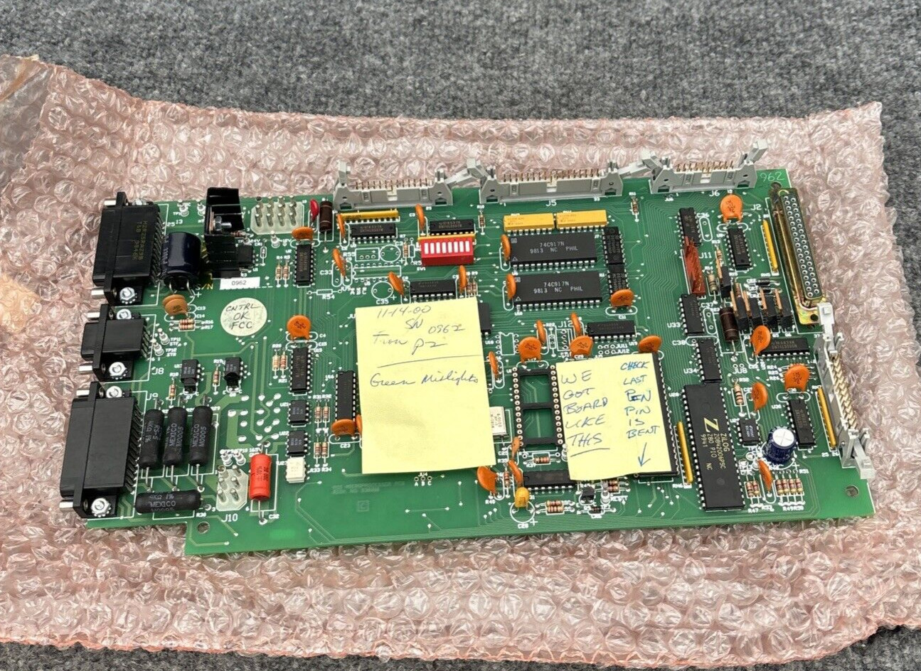 PCS 038210 PCB for BHP Modular Printer FOR PARTS ONLY