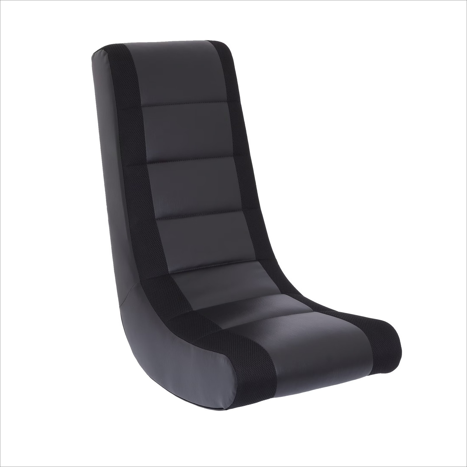 Classic Video Rocker Floor Gaming Chair, Kids and Teens, PU Faux Leather