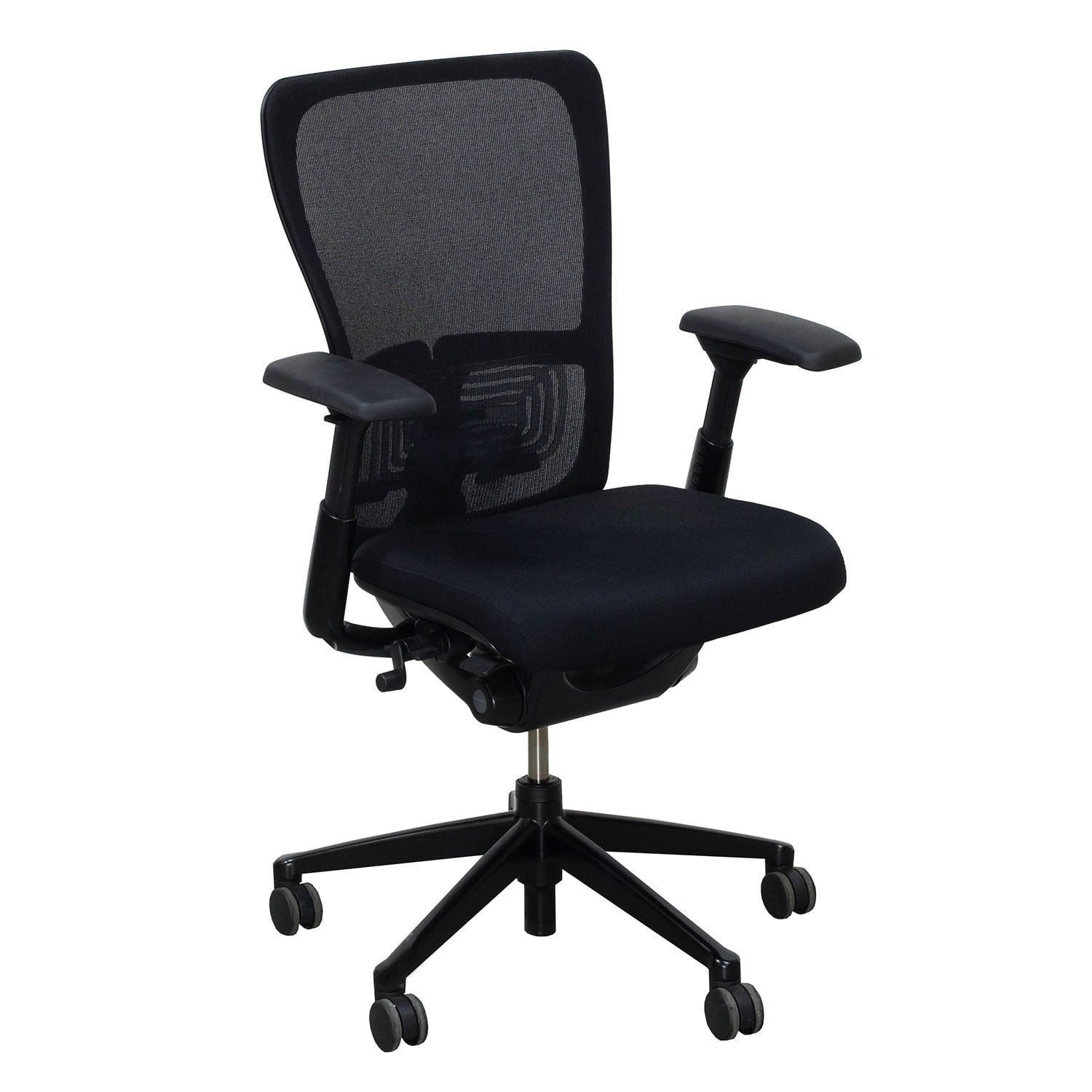 Haworth Zody Mesh Back Task Chair Black Adjustable Ergonomic Forward Tilt