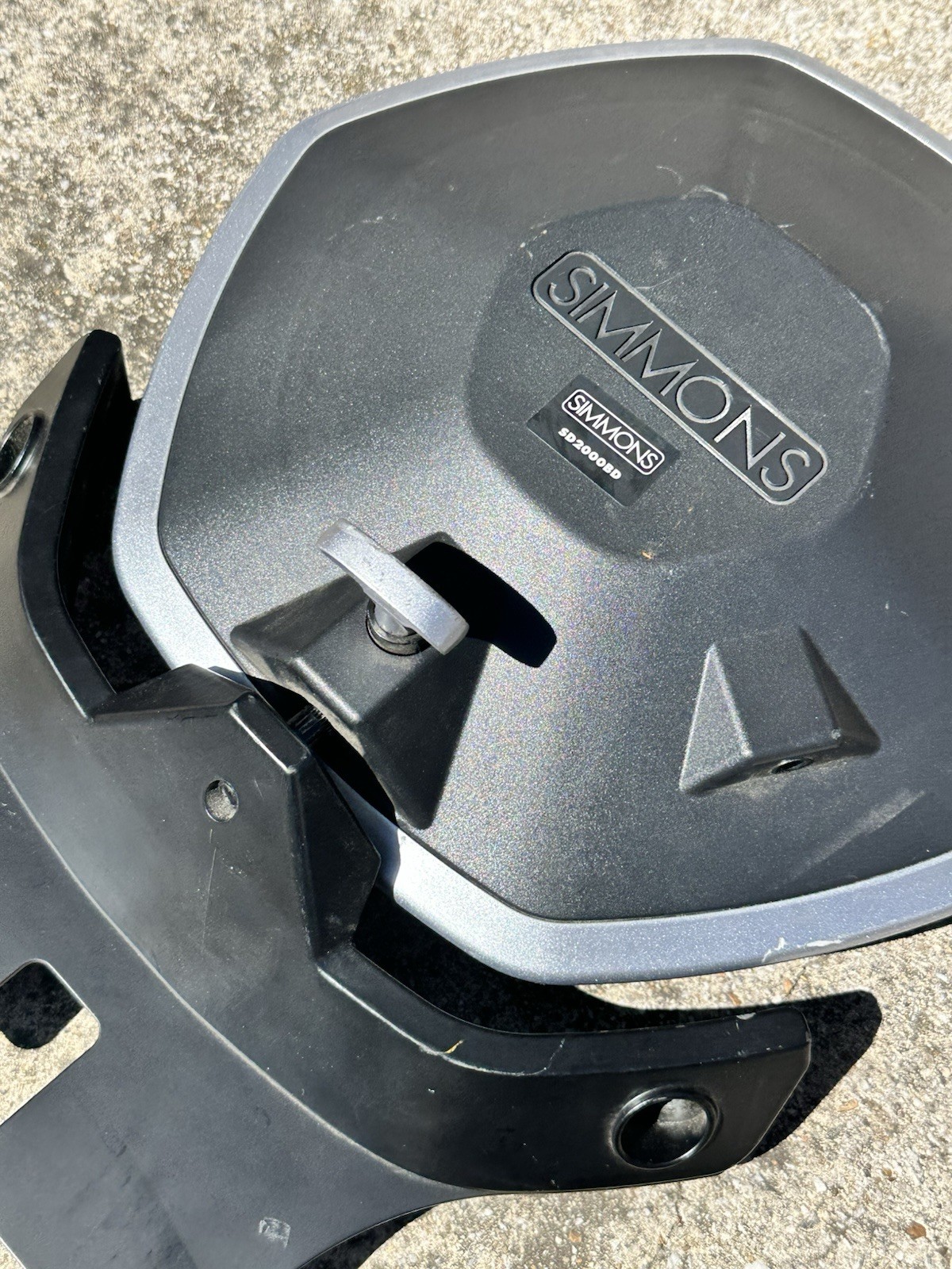 Simmons SD2000D R2334 Kick Drum Pad Tower Electronic Drum READ