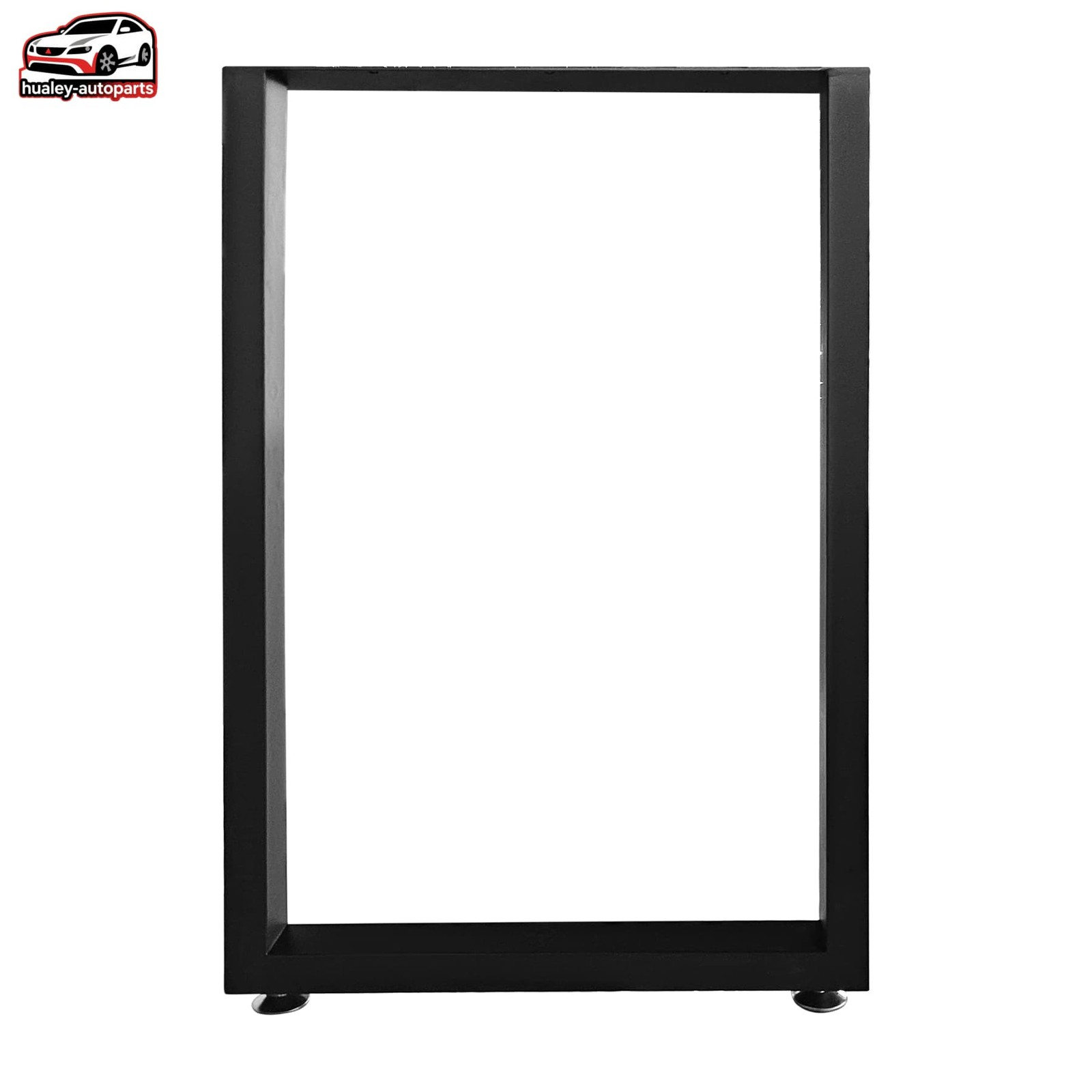 28" x 17.7" Black Table Legs Industrial Country Style Heavy Duty Set of Steel
