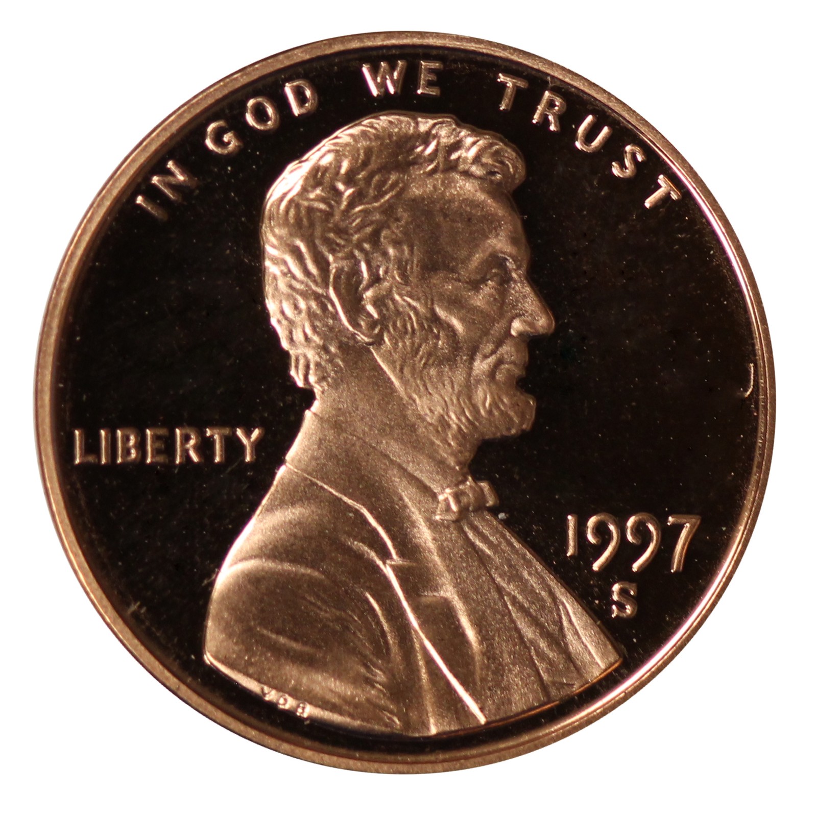 1997 -S Lincoln Memorial Cent Gem Proof Single Coin