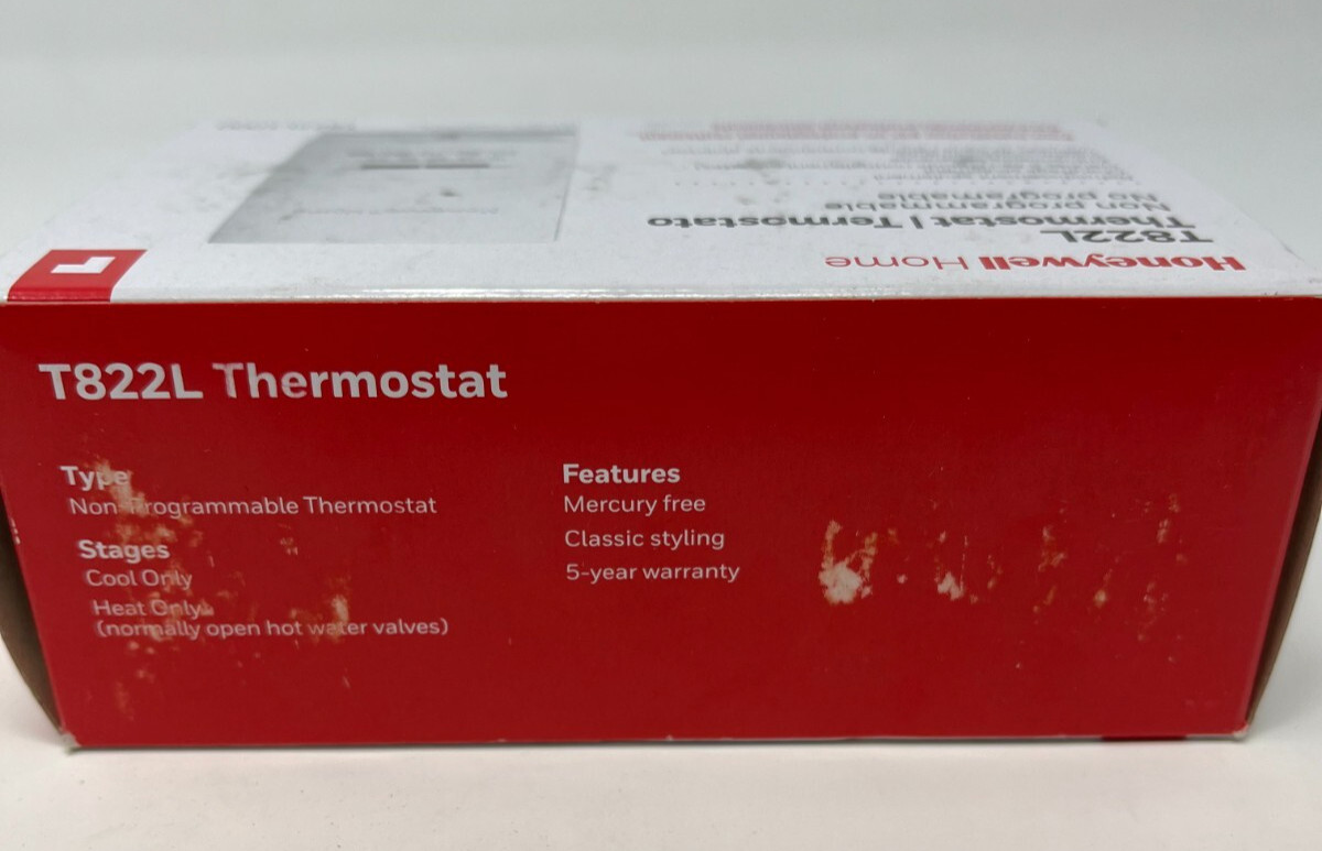 Honeywell T822L Non-Programmable Thermostat