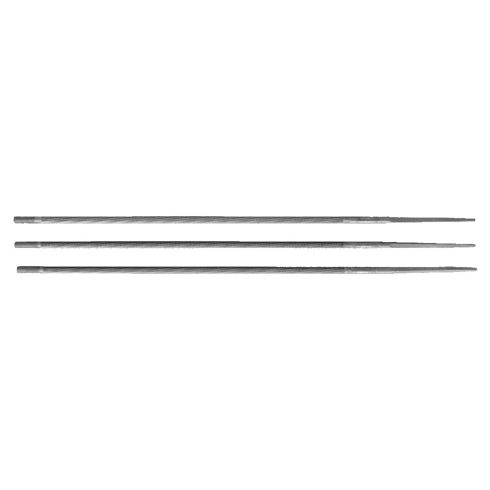 Bahco Round Chain Saw Files, 3-Piece Files are Packed in Protective Skin-Pack