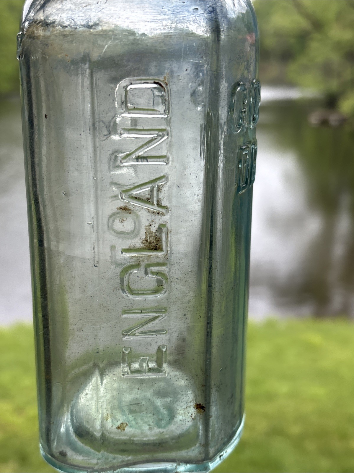 Gordon’s Dry Gin Embossed Bottle; London England
