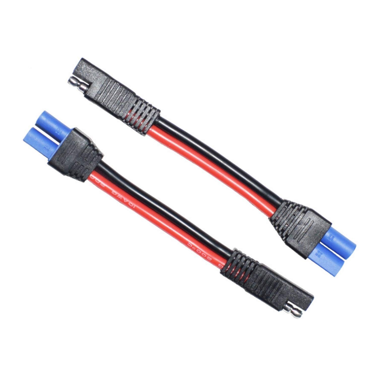 (2-Pack) SAE to EC5 Male Plug Quick Connection Adapter Connector, Suitable fo...