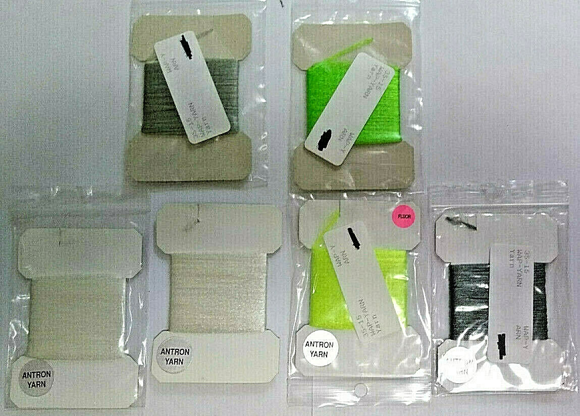 WASPI ANTRON YARN 6 CARDS 5 COLORS  (see pictures for colors)