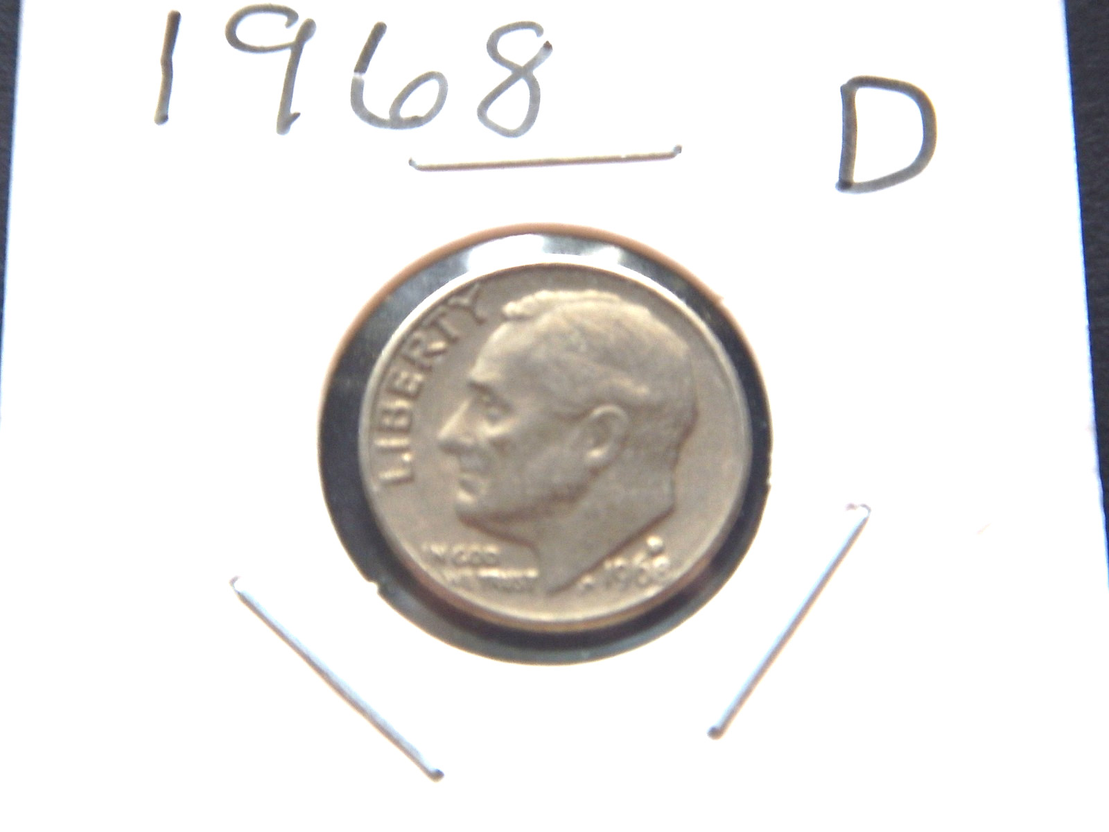1968 (D) Roosevelt Dime