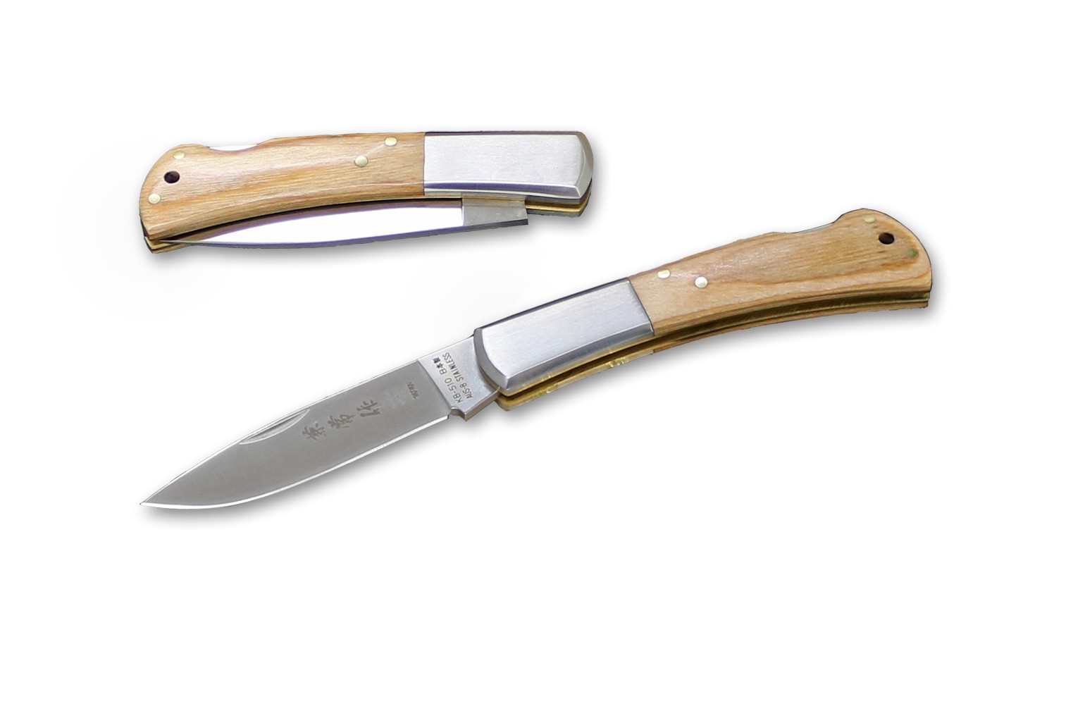 Kanetsune Seki Japan Kaico-Tou Tan KB-510 AUS-8 Folding Lockback Pocket Knife