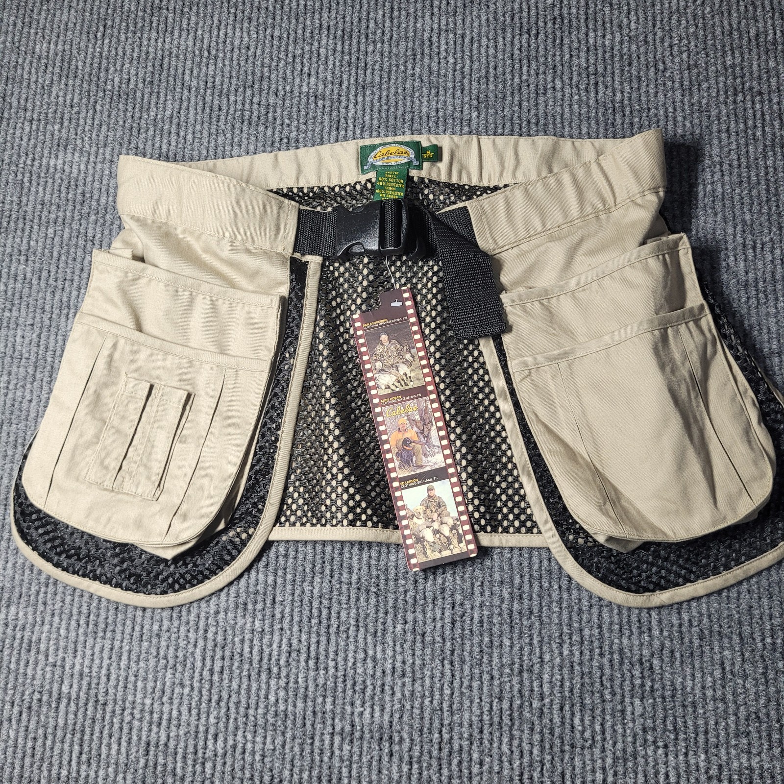 NWT Cabellas Targetmaster Half Vest Storage Belt Mens Size Med