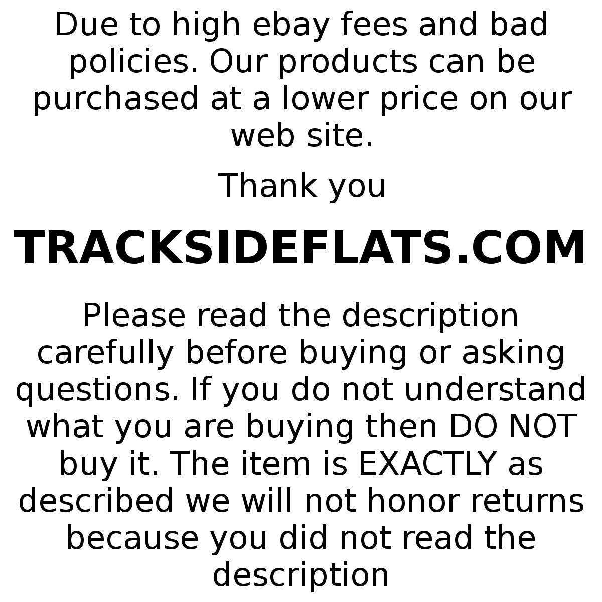 TRACKSIDEFLATS #161 HO scale portage polymers side